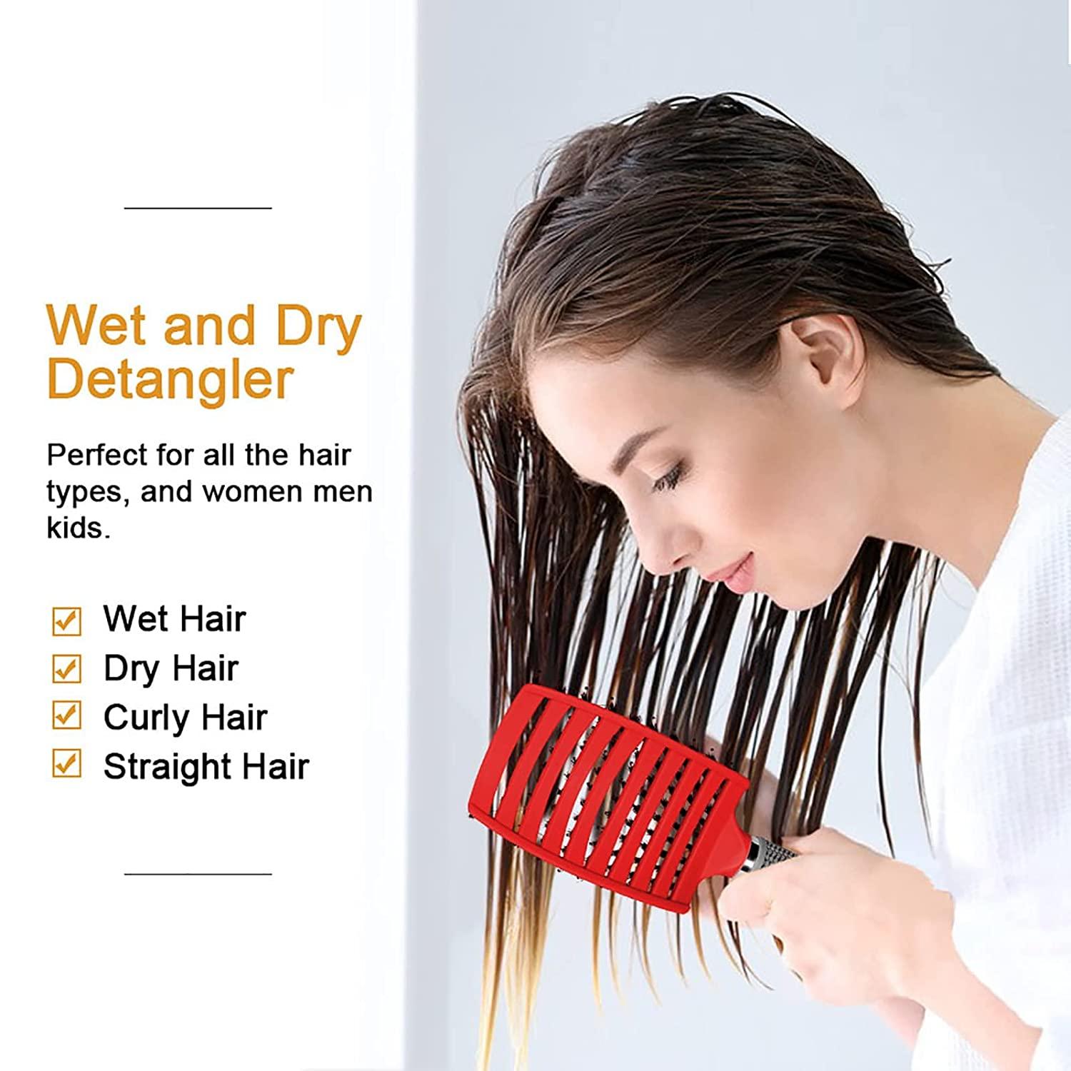Voremy Magical Brush Detangler, Detangling Brush, Curved and Vented for