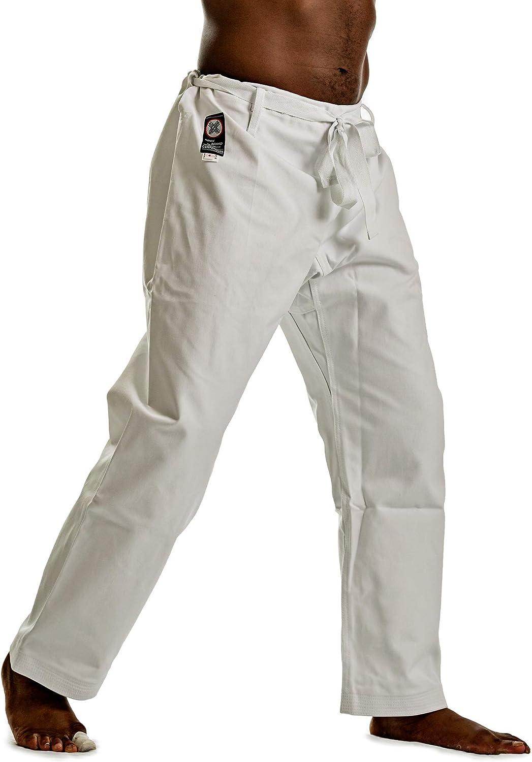 Ronin Heavyweight Karate Pants Black, White or Camouflage 100 Cotton
