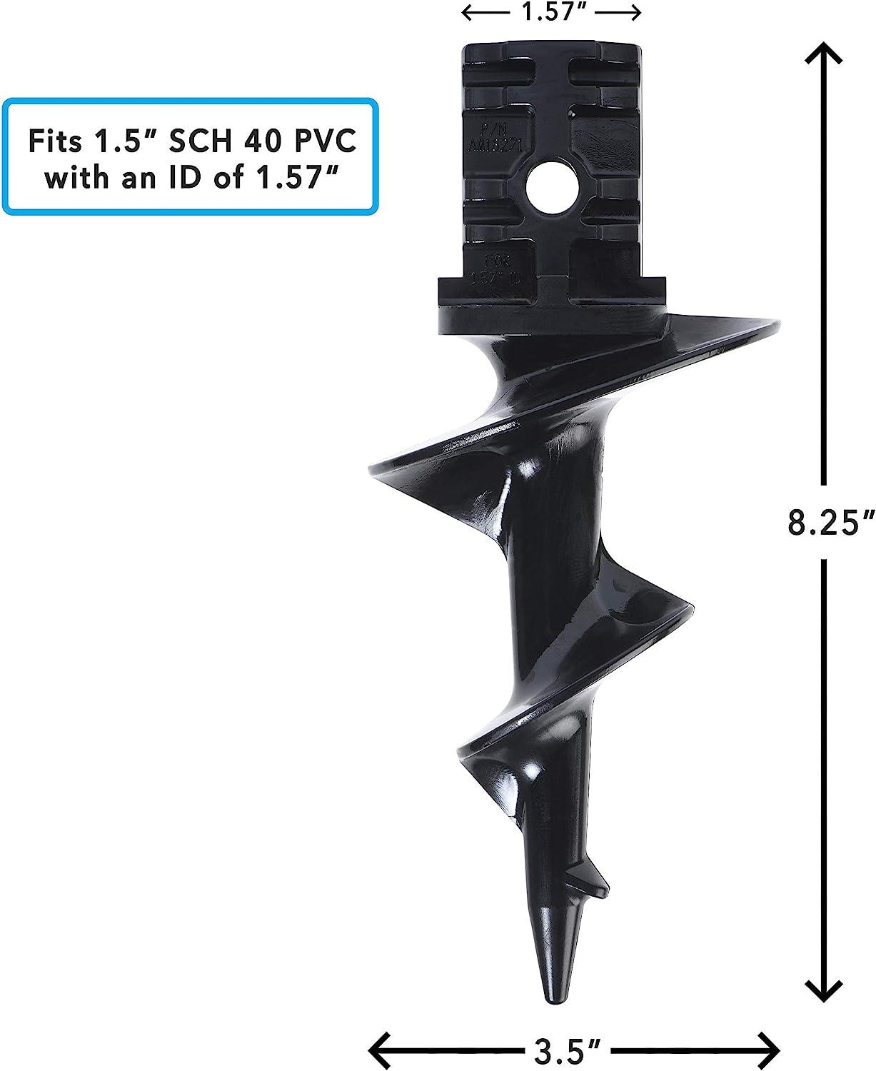 XFLOAT Dock Auger Sand Auger for PVC Tubing Sandbar Anchor 2