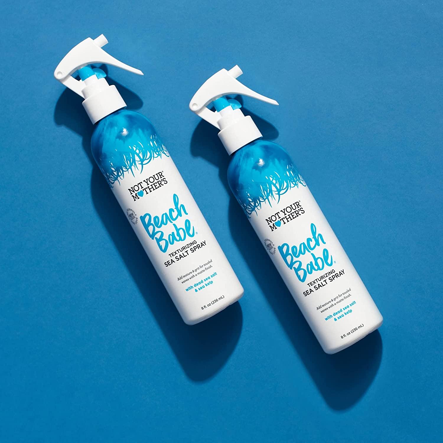 Not Your Mother's Beach Babe Sea Salt Spray (2-Pack) - 8 fl oz - Spray for  Tousled Hair - Add Texture and Grit to Hair with a Matte Finish 8 Fl Oz  (Pack of 2) Texturizing Waves