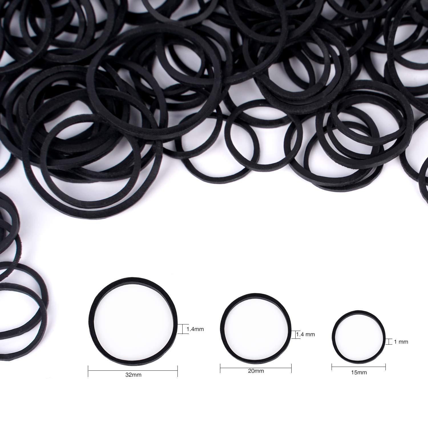 Small thick cheap black rubber bands