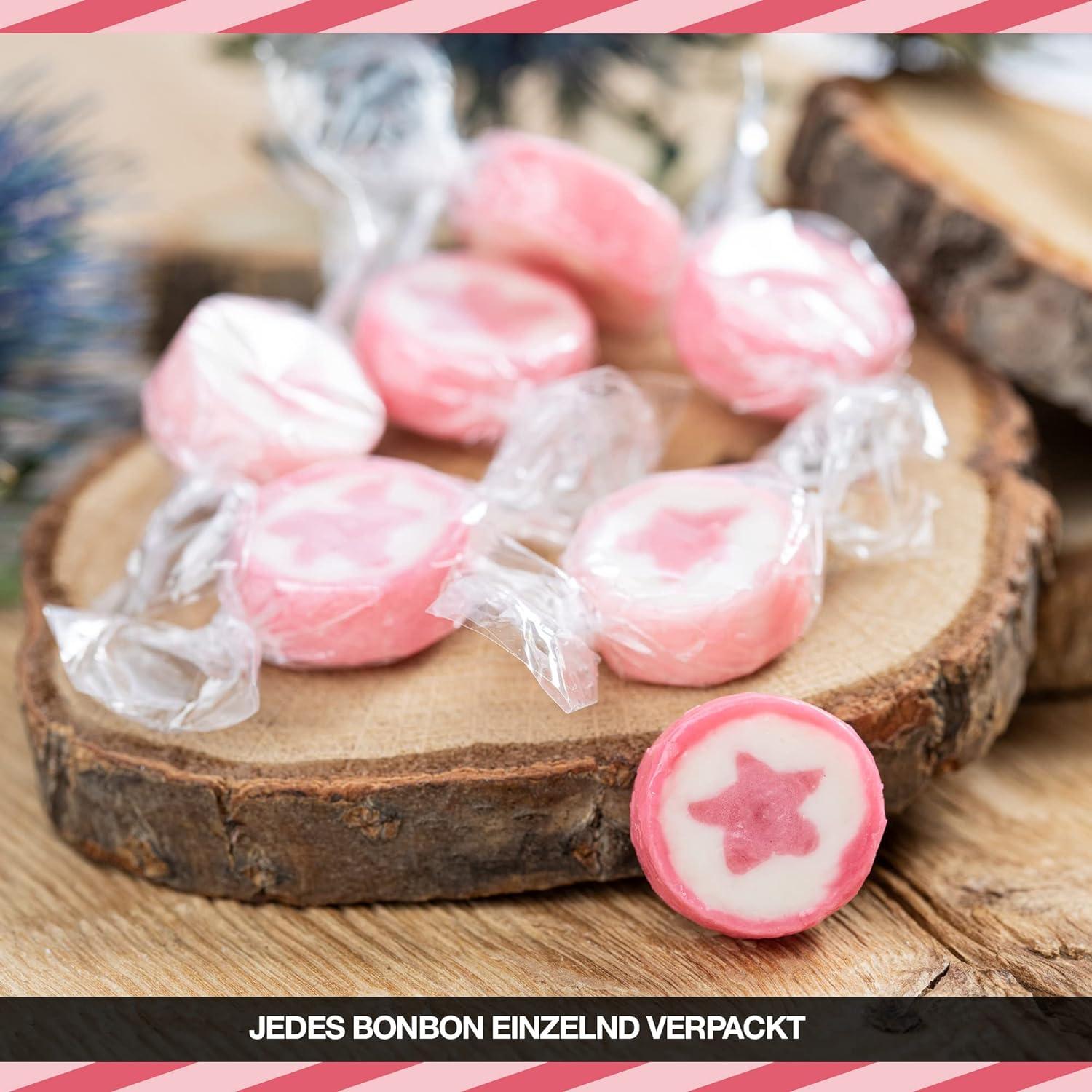 WeddingTree Rocks sweets pink in a Star shape - flavoured rock 500 g ...