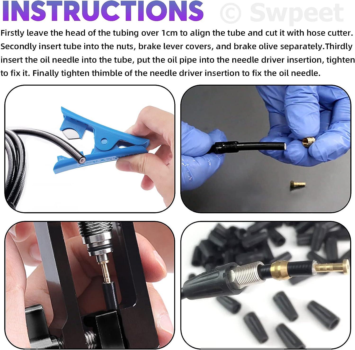 Swpeet 50Pcs BH59 Disc Brake Cable Hose with Bicycle Hydraulic Hose