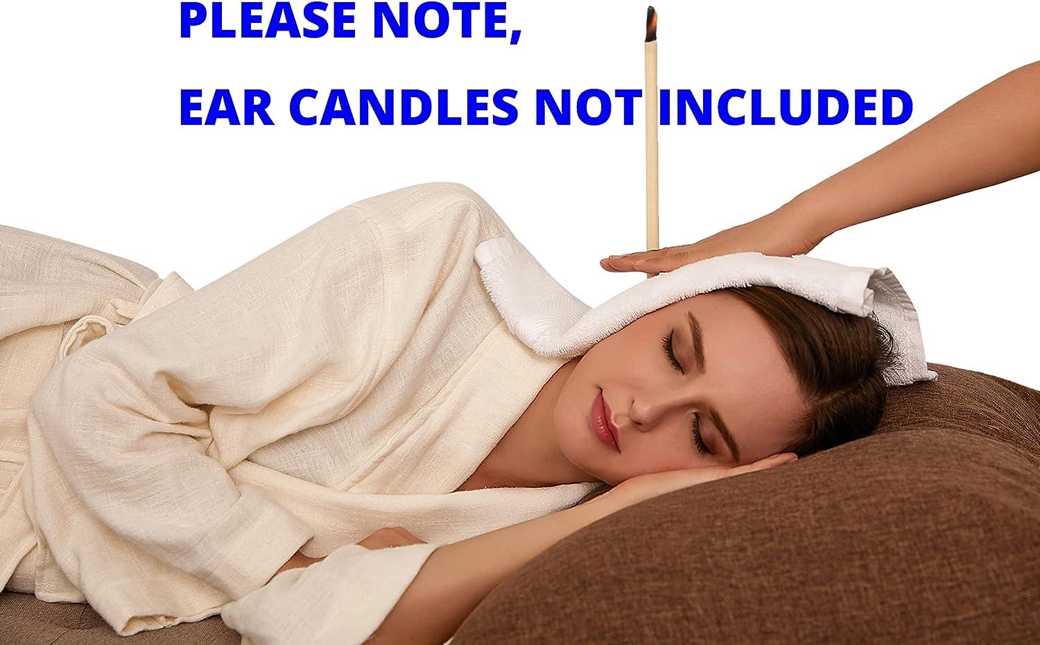 Ear Candling Treatment Towel. Please Note Ear Candles not Included