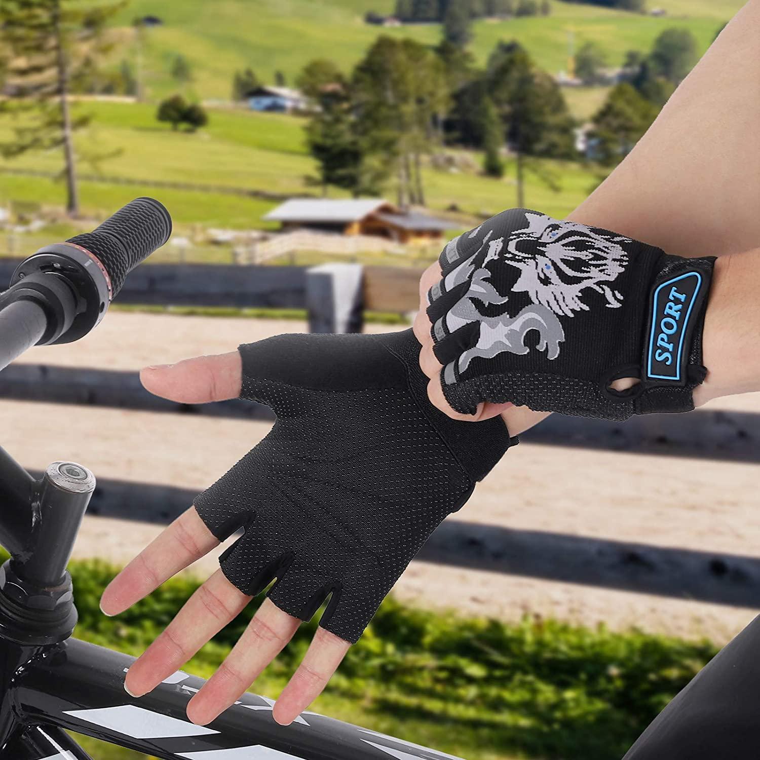 Accmor Kids Fishing Gloves, Kids Sport Gloves, Kids Cycling Gloves