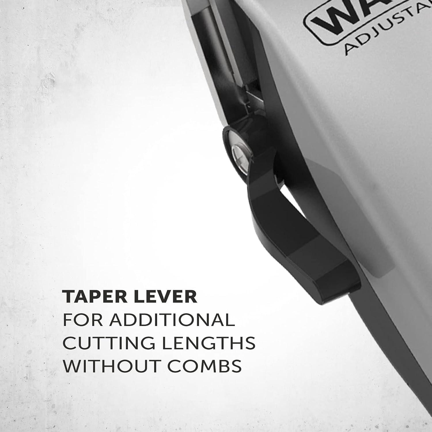 Wahl - - Wahl Home Haircutting Corded Clipper Kit With Adjustable Taper Lever, And 10 Color Coded Guards For Easy Clipping & Trimming - Model 79722