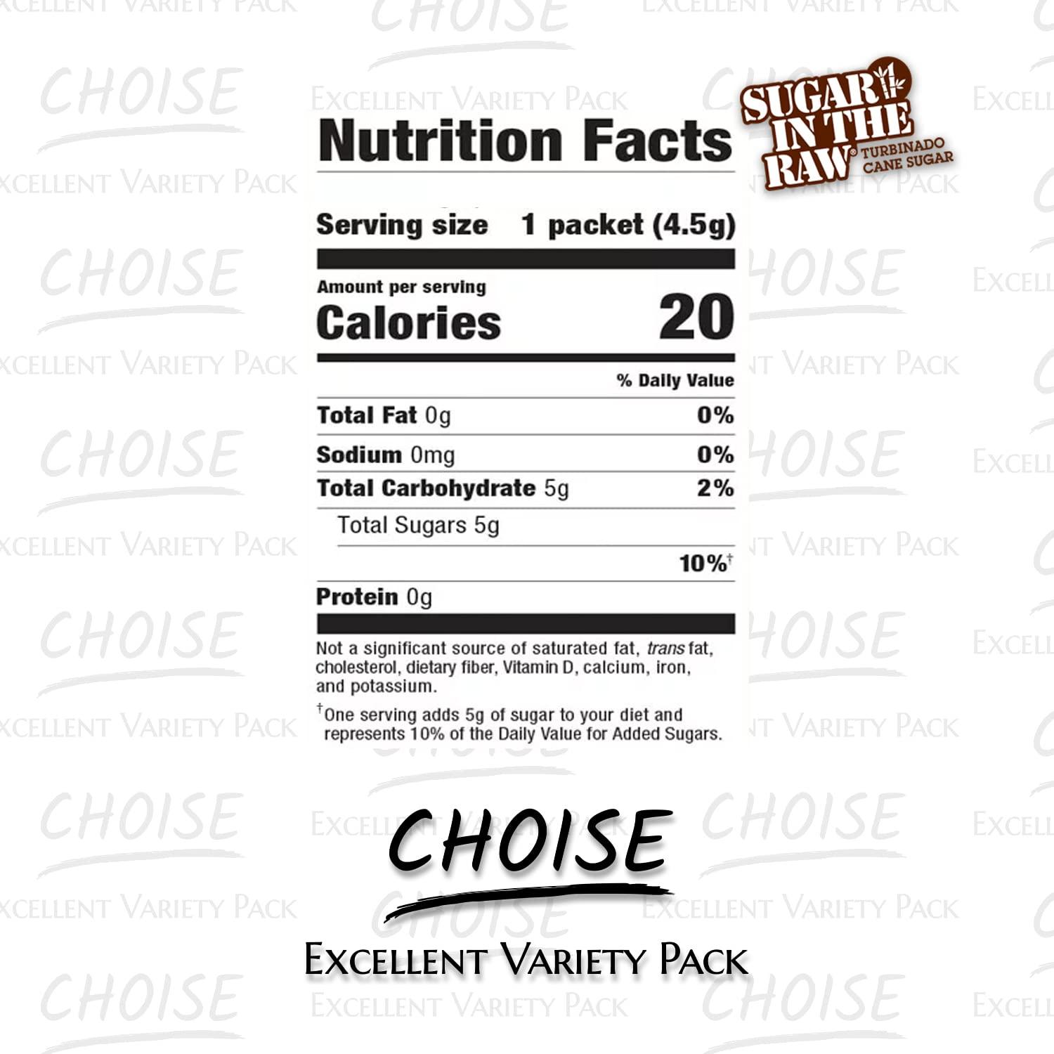 Stevia In The Raw & Turbinado Sugar Packets Assortment 150 pcs (1