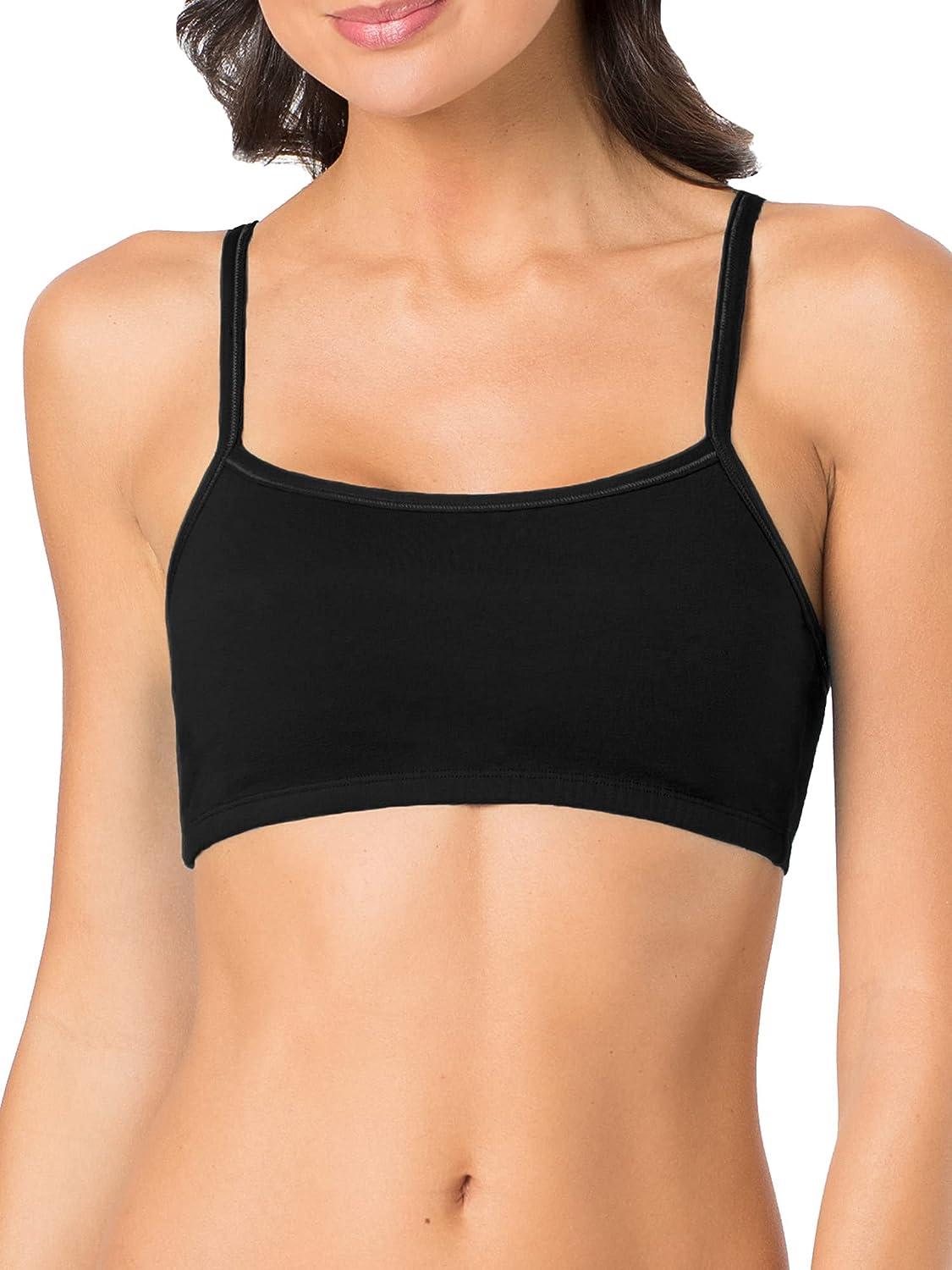 Fruit of the Loom, Built up Sports Bra Size 36 Black
