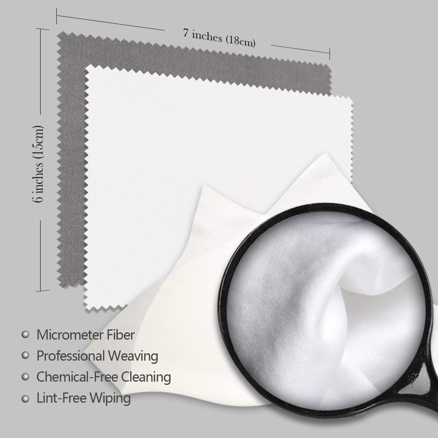 AAwipes Eyeglasses Cleaning Cloth Microfiber Cleaning Cloths 30 Pack