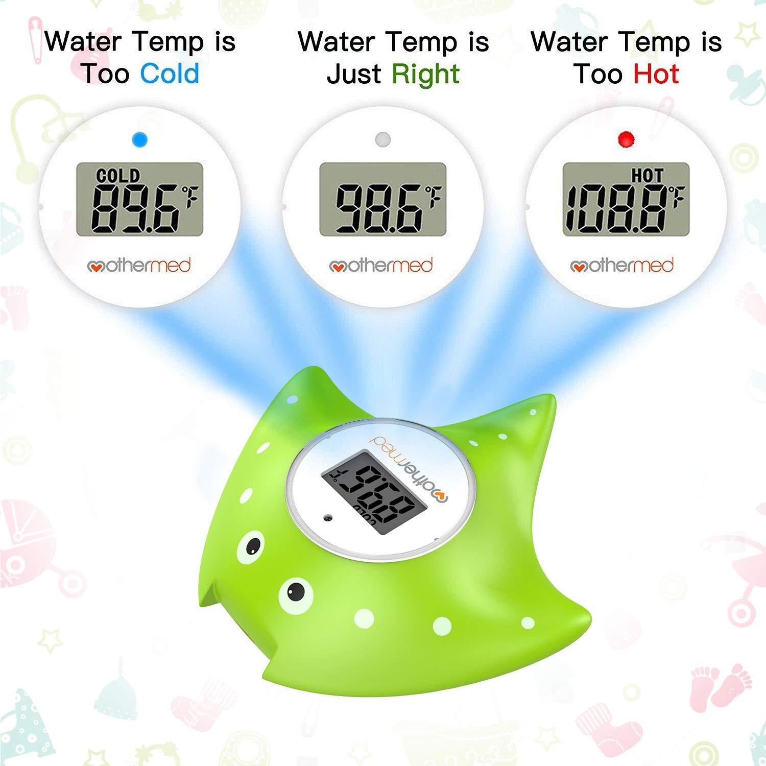 mothermed Baby Bath Thermometer and Floating Bath Toy Bathtub Safety
