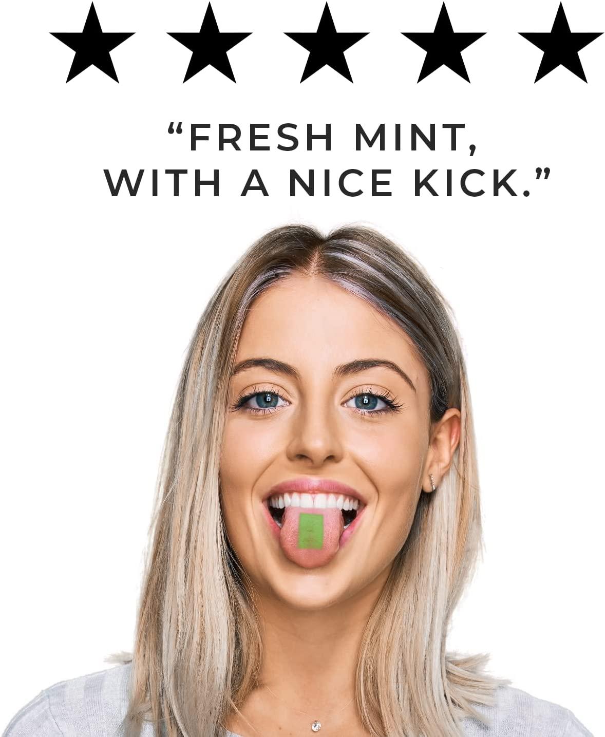 Habit Caffeine Strips 80mg 3 Pack Spearmint 36 Energy Strips