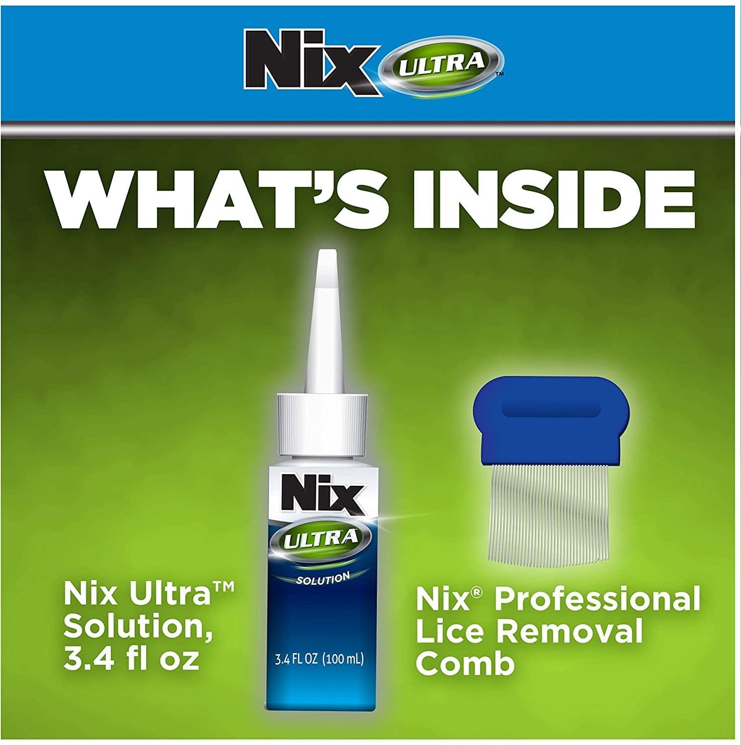 Nix Ultra 2in1 Lice Treatment 3.4 oz, Pack of 2
