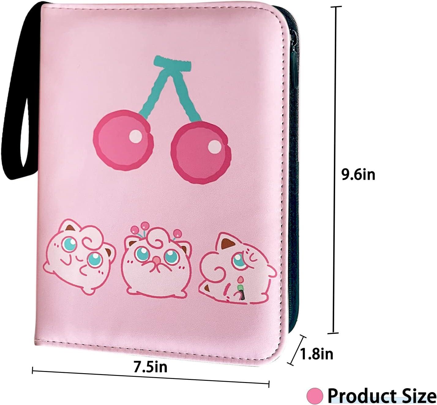 Trading Card Binder With 50 Removable Sleeves, 4-Pocket