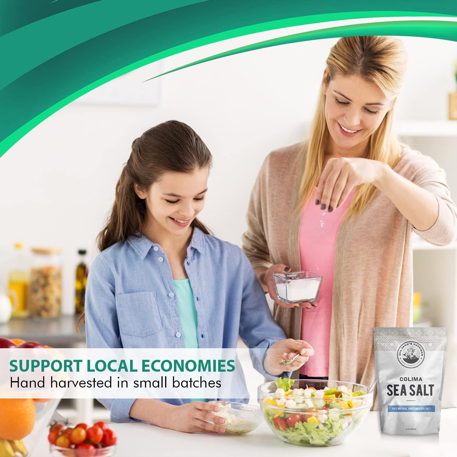 AVA JANE'S KITCHEN Colima Sea Salt 100 Natural Coarse Unrefined