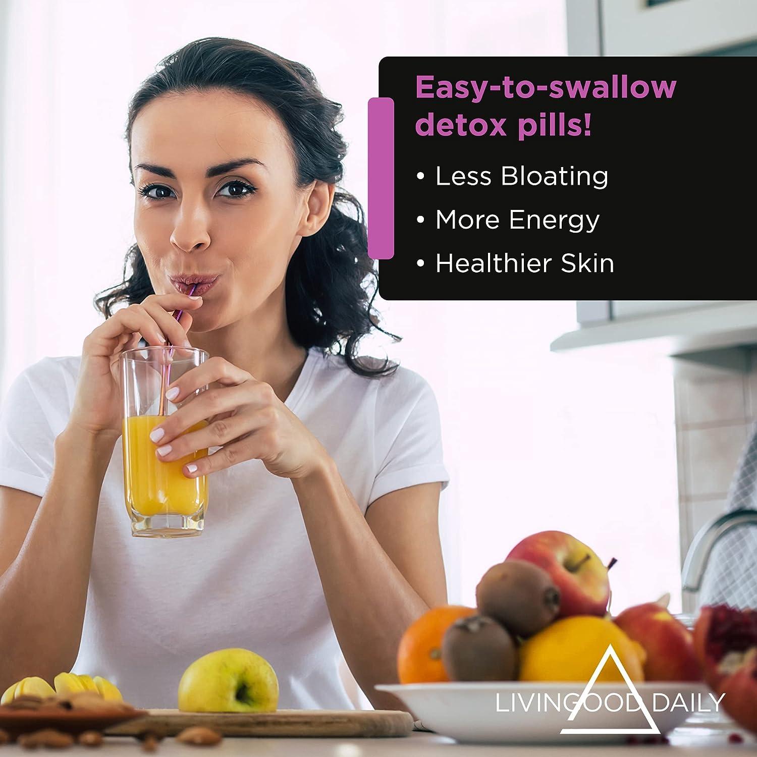 Livingood Daily Detox Pills Full Body Detox Cleanse for Women & Men