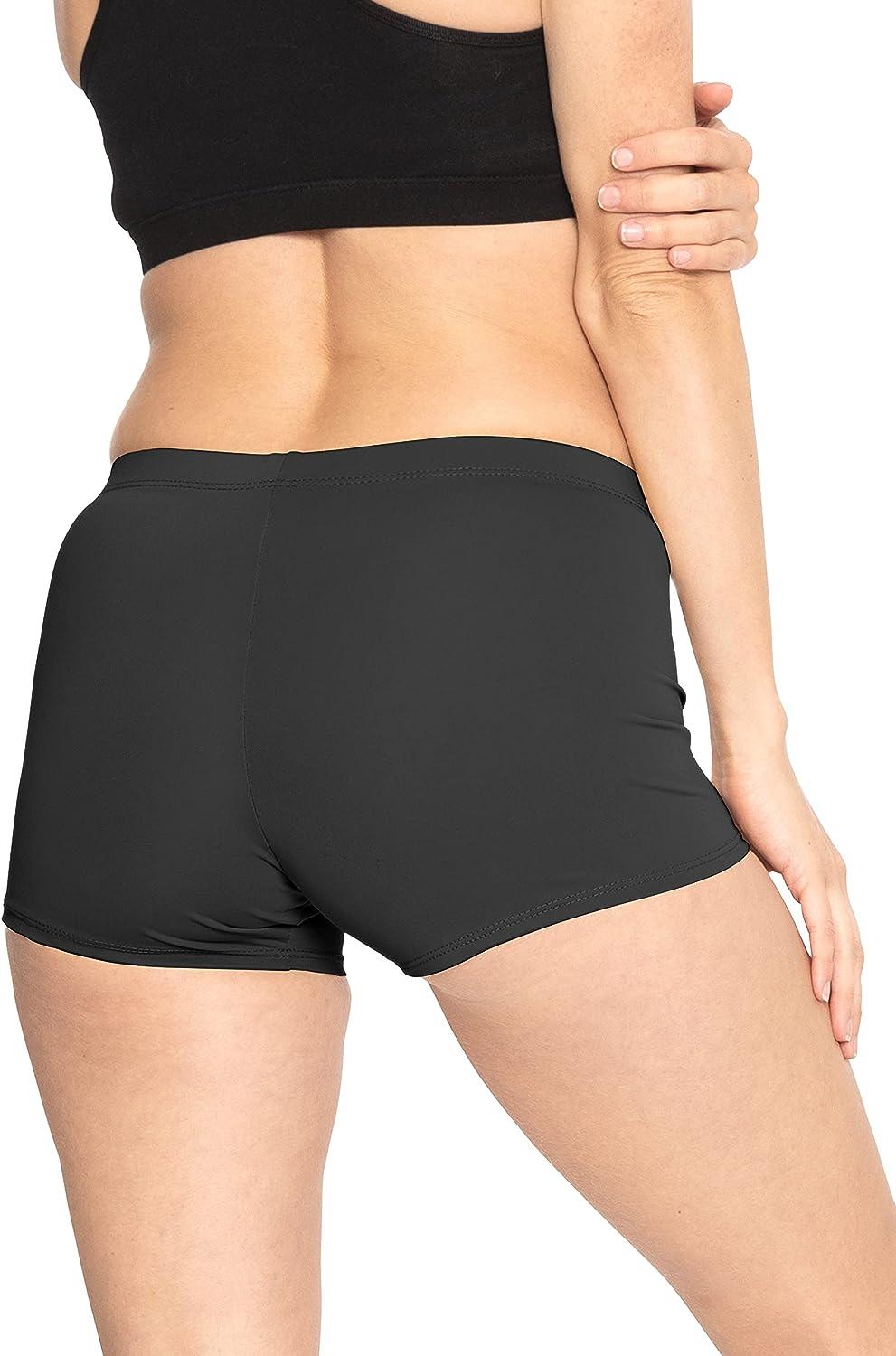 Stretch Is Comfort Women's Plus Nylon/Spandex Booty Shorts