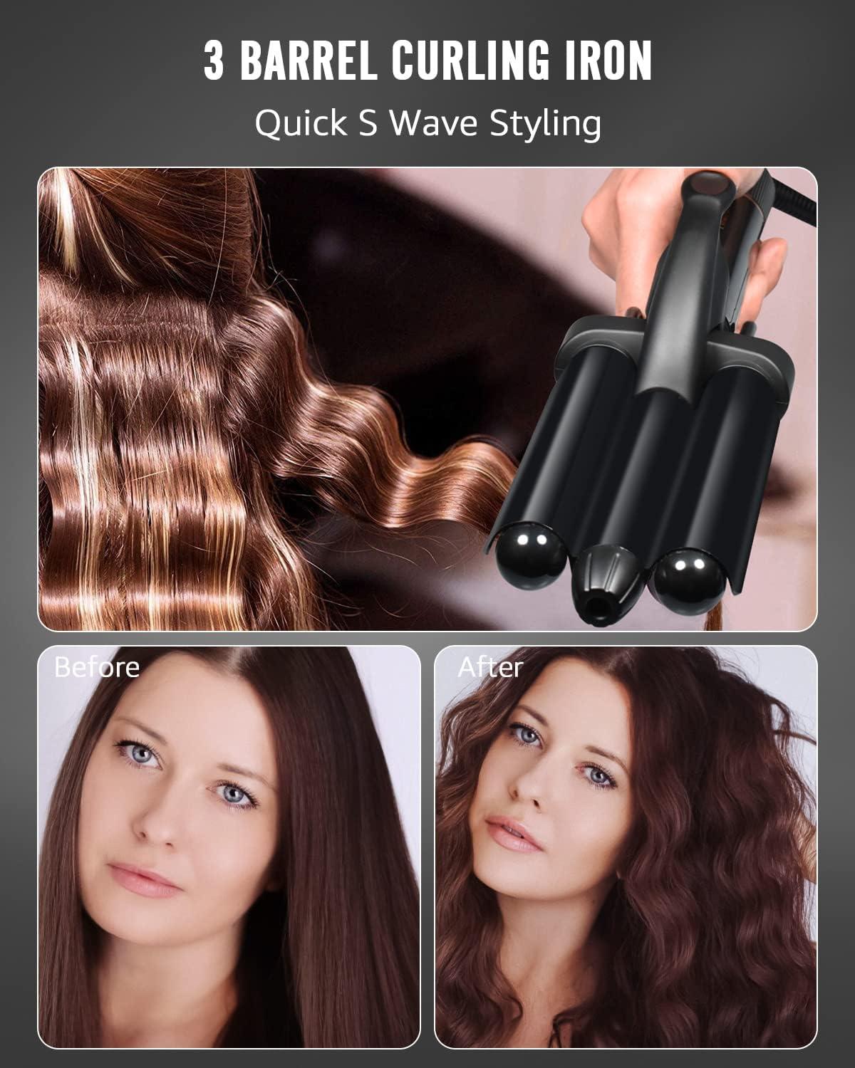 Body wave sale curling iron