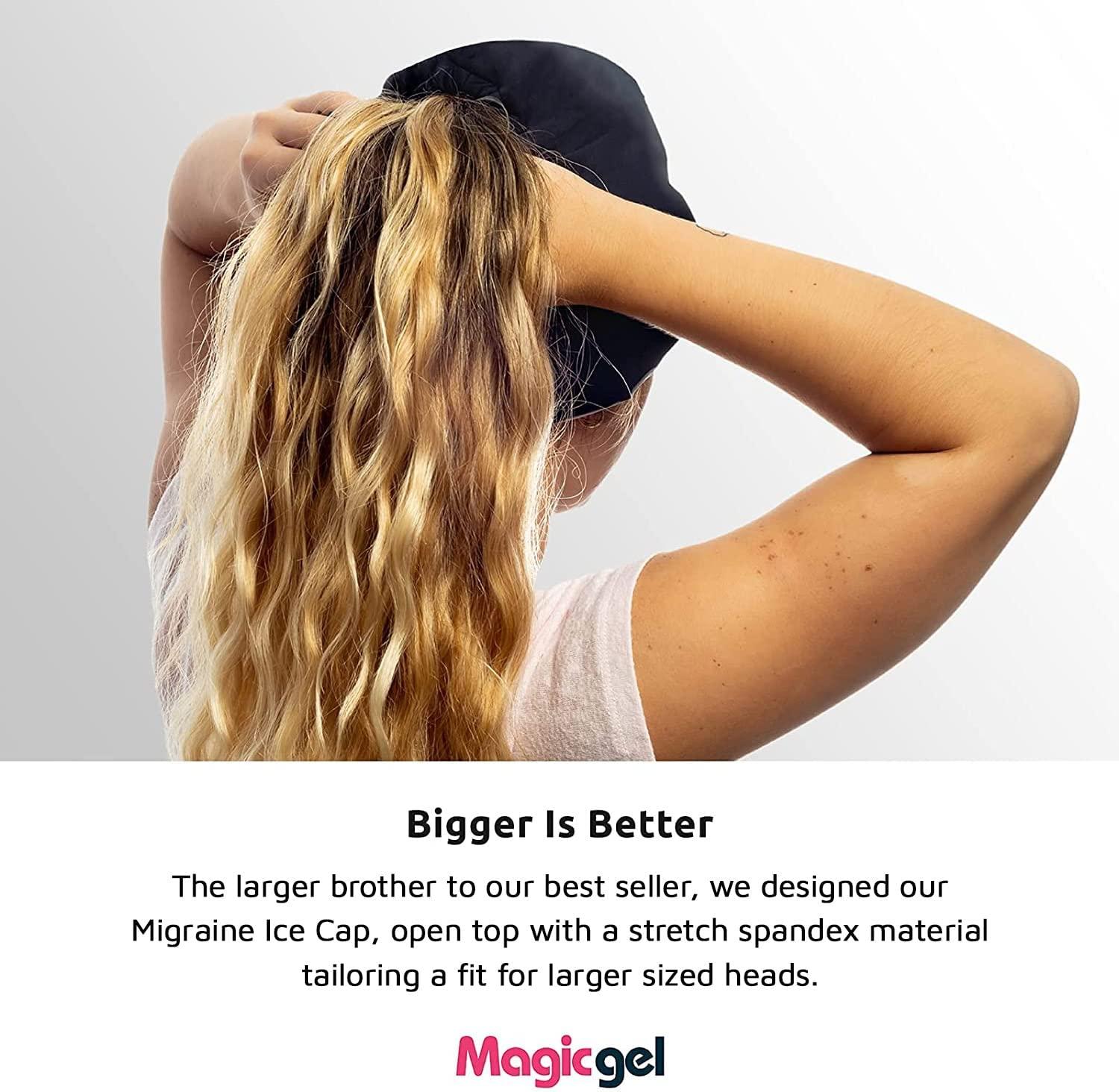 Magic Gel Large Migraine Cap Stay Chilled When a Migraine Strikes Keep Your Head Cool with
