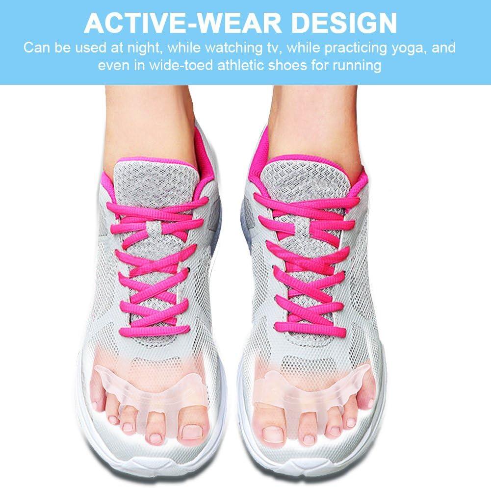 FILFEEL Toe Separator Gel Spacers Bunion Corrector Toes Spacer and