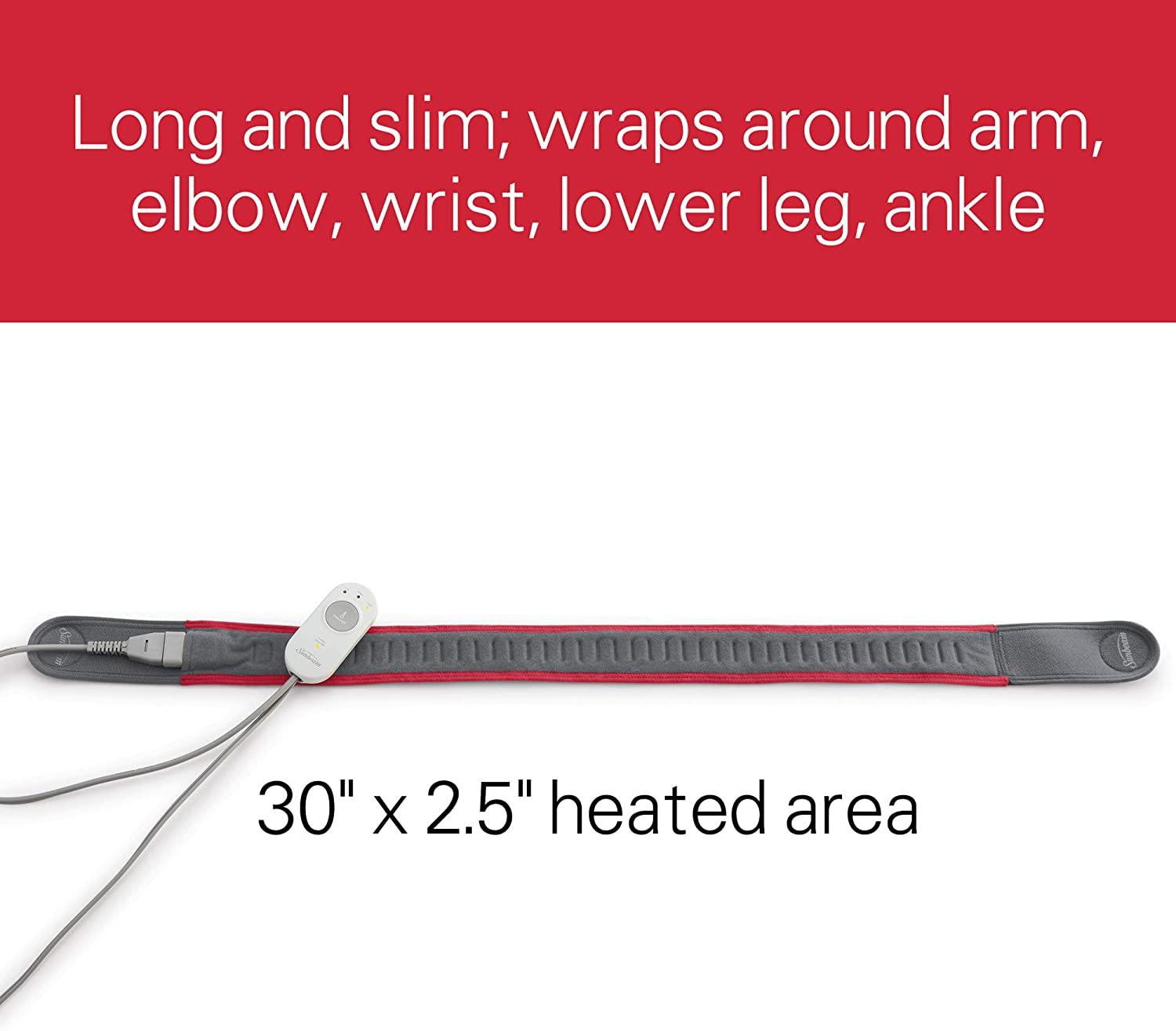 Sunbeam Flexfit Heating Pad Wrap for Pain Relief Customized Heating