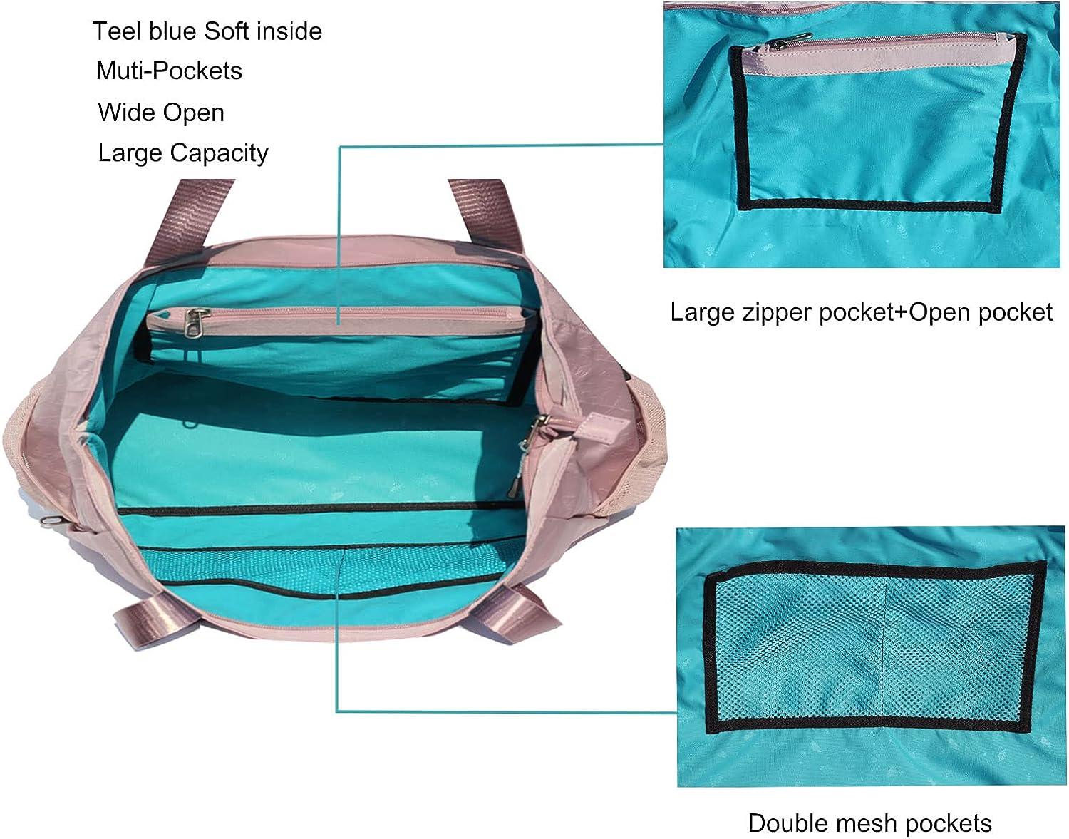 ESVAN Original Floral Tote Bag Shoulder Bag for Gym Hiking Picnic Travel  Beach