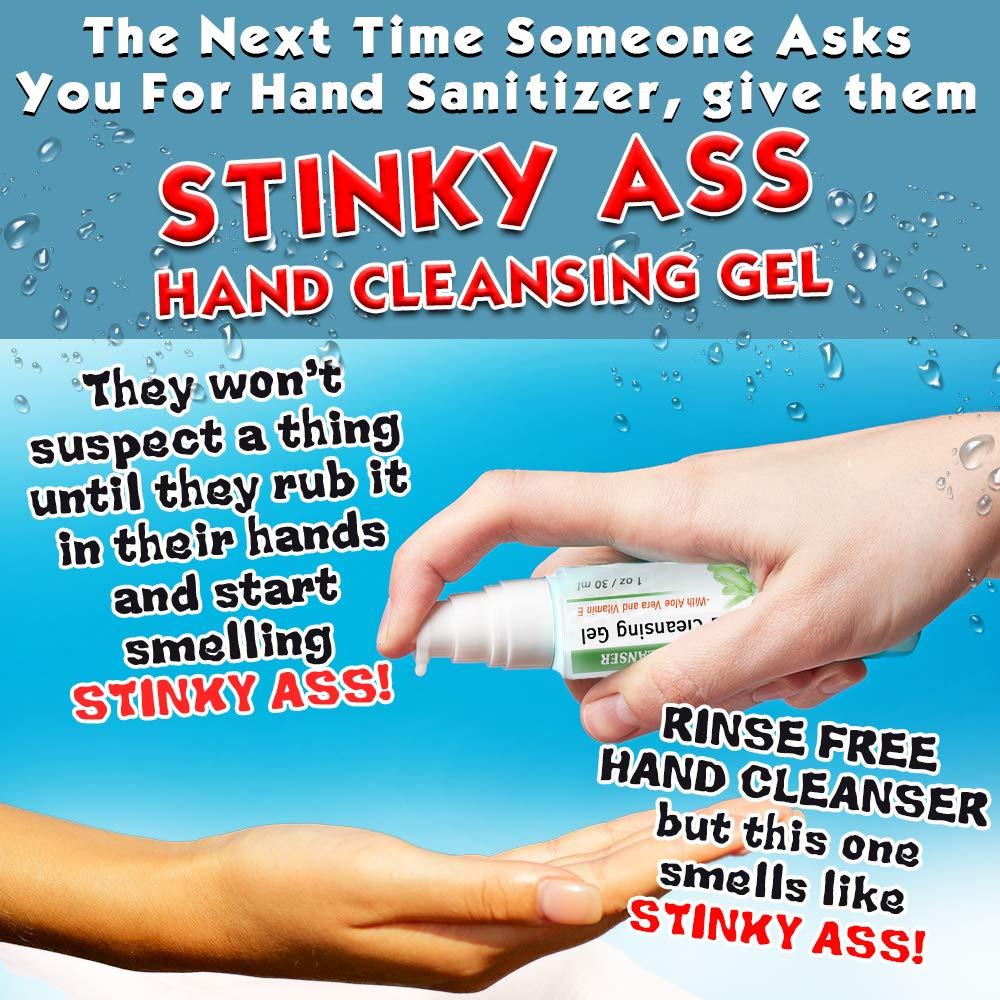 Stinky Ass Hand Gel Prank - 1 oz - Looks Normal But Smells Like A - Smells  Gross - Funny Gag Gift Great New Prank