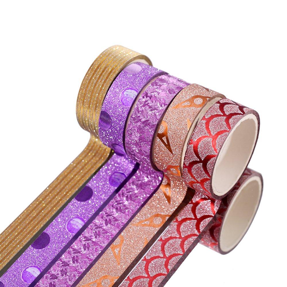 Purple and Metallic Gold Sprig Washi Tape  Gift Wrapping and Craft Ta –  The Bullish Store
