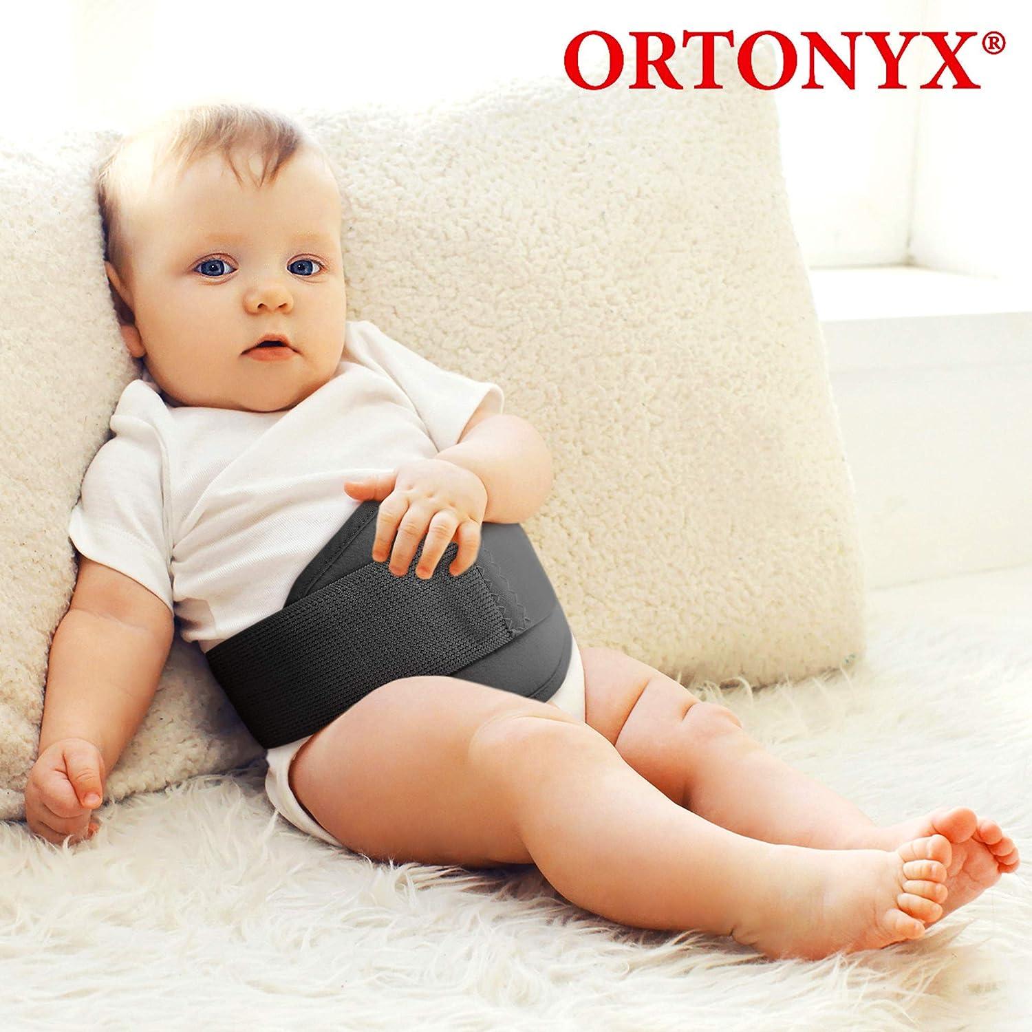 ORTONYX Baby Umbilical Hernia Belt OX350 Medium Pack of 1 Black