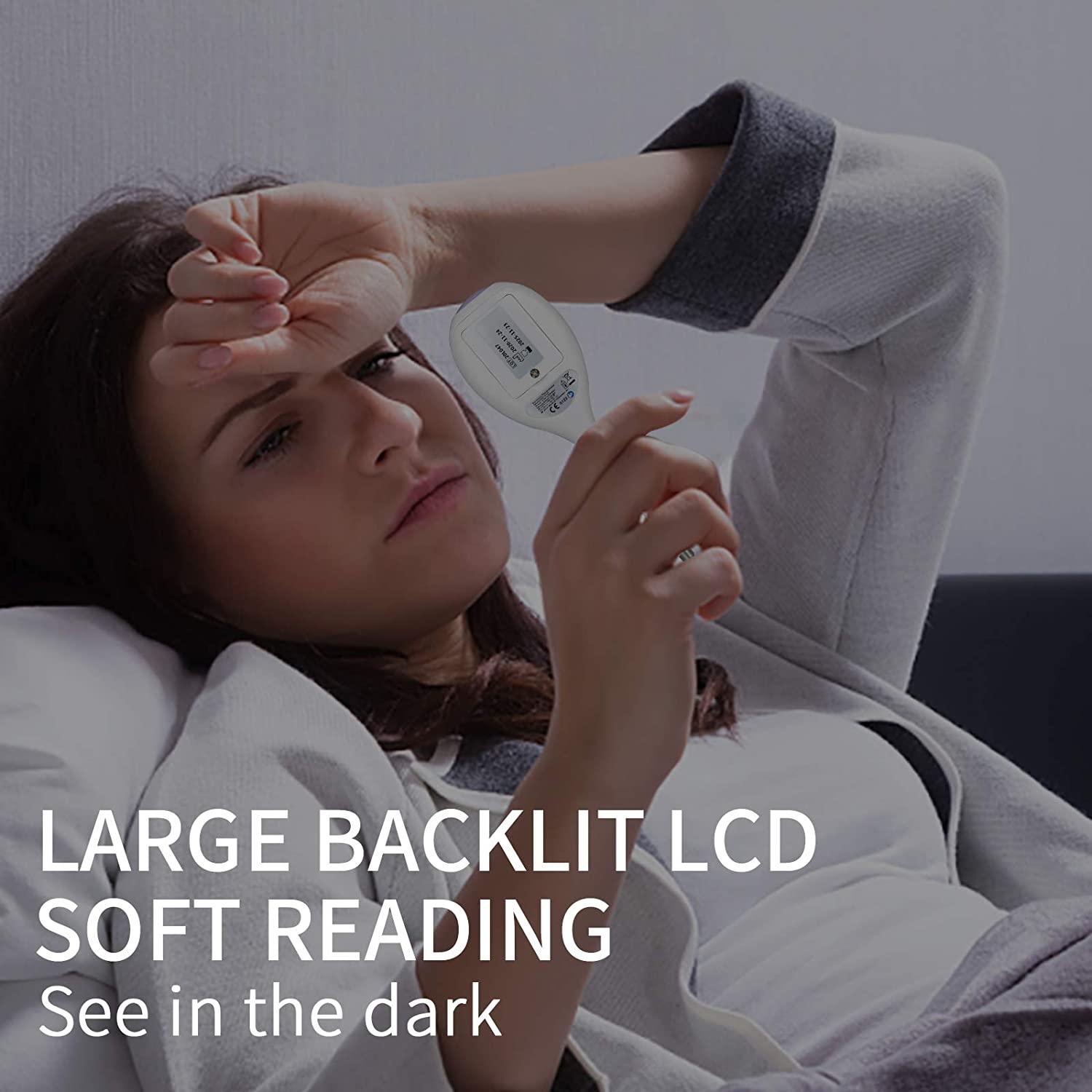 Digital Basal Thermometer for Ovulation Tracking, +/0.09F Accuracy,60