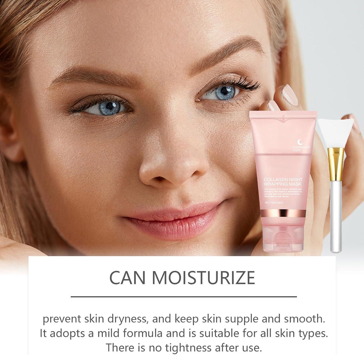 Collagen Night Wrapping Mask, 75 Ml, Collagen