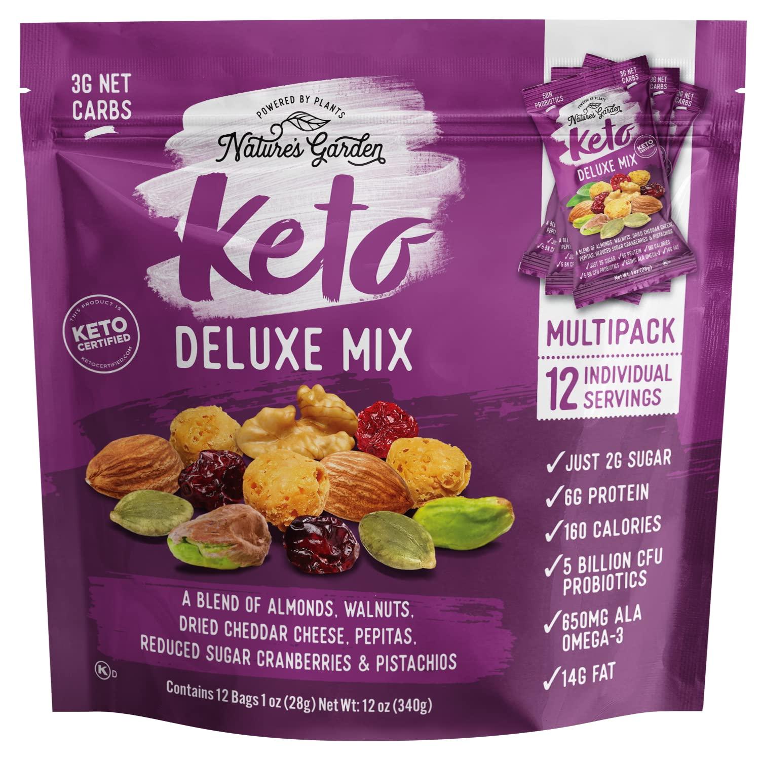Nature's Garden Keto Deluxe Mix Delicious & Fresh Flavor Natural