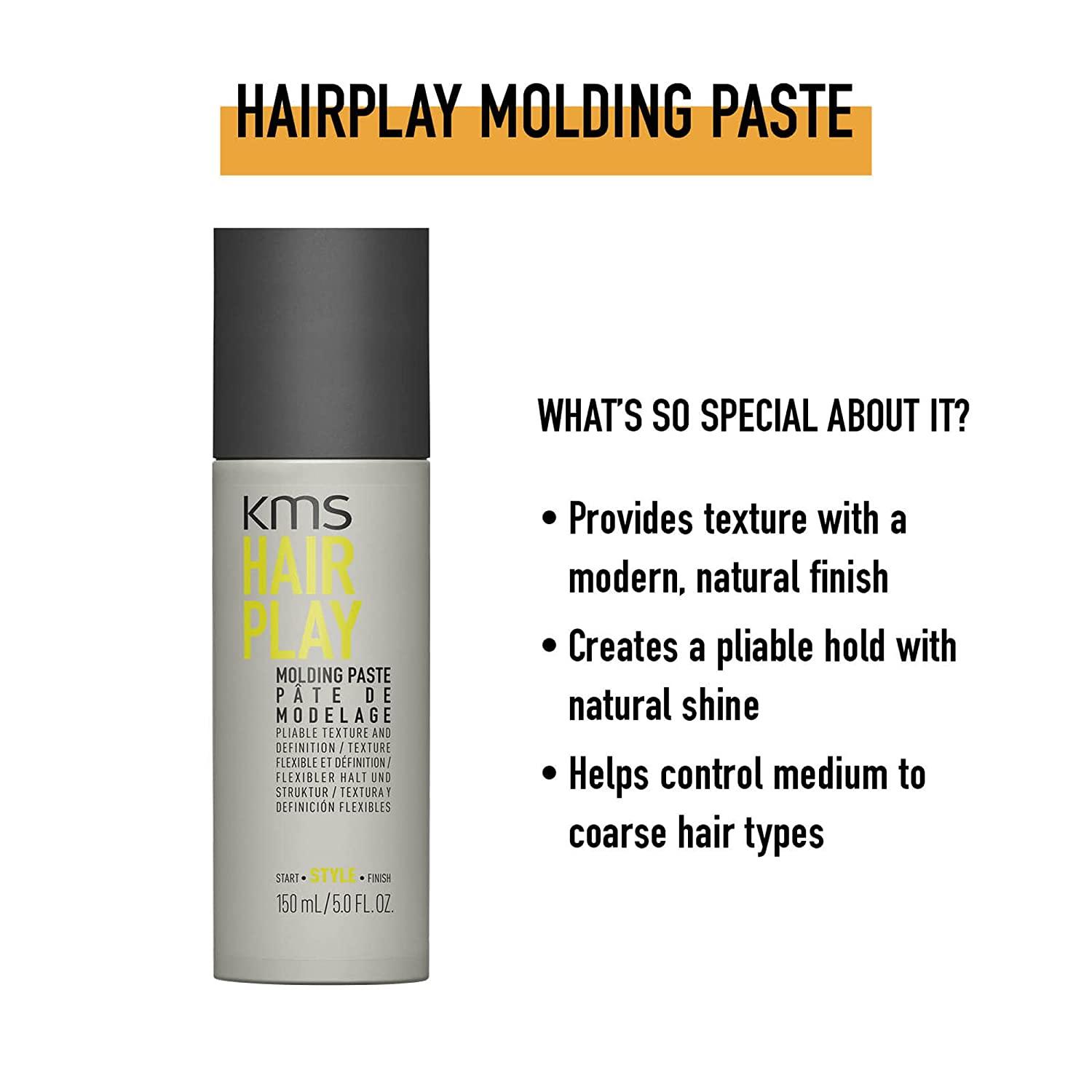 KMS Hairplay Molding Paste 5oz Strong Hold Styling Paste