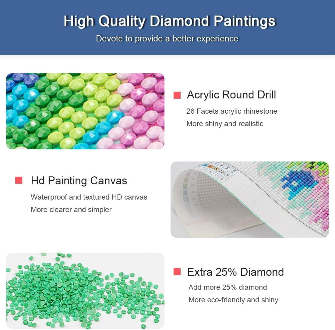 DIY Diamond Painting Kits Full Round Diamond Drill Colorful Butterfly Kiss  Cat 5D Gem Art and Craft Puzzle Embroidery Jewel Painting for Wall Decor  and Gift 11.8x11.8 inch A1 white butterfly kiss