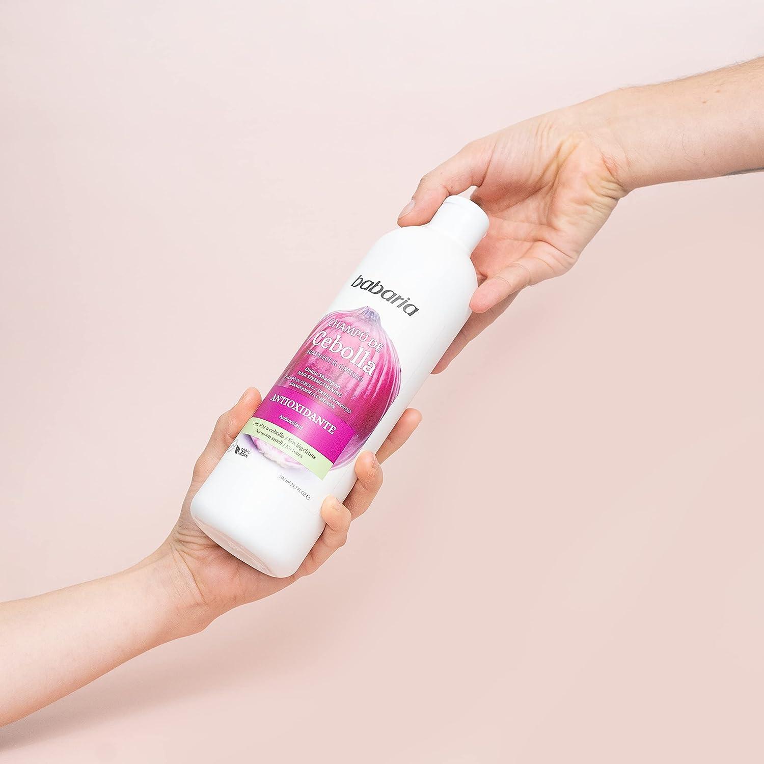 Organic Babaria Onion Shampoo - 20 oz | Anti-Oxidant + Stimulating Formula  | Buy Now with Express International Delivery | GoSupps.com