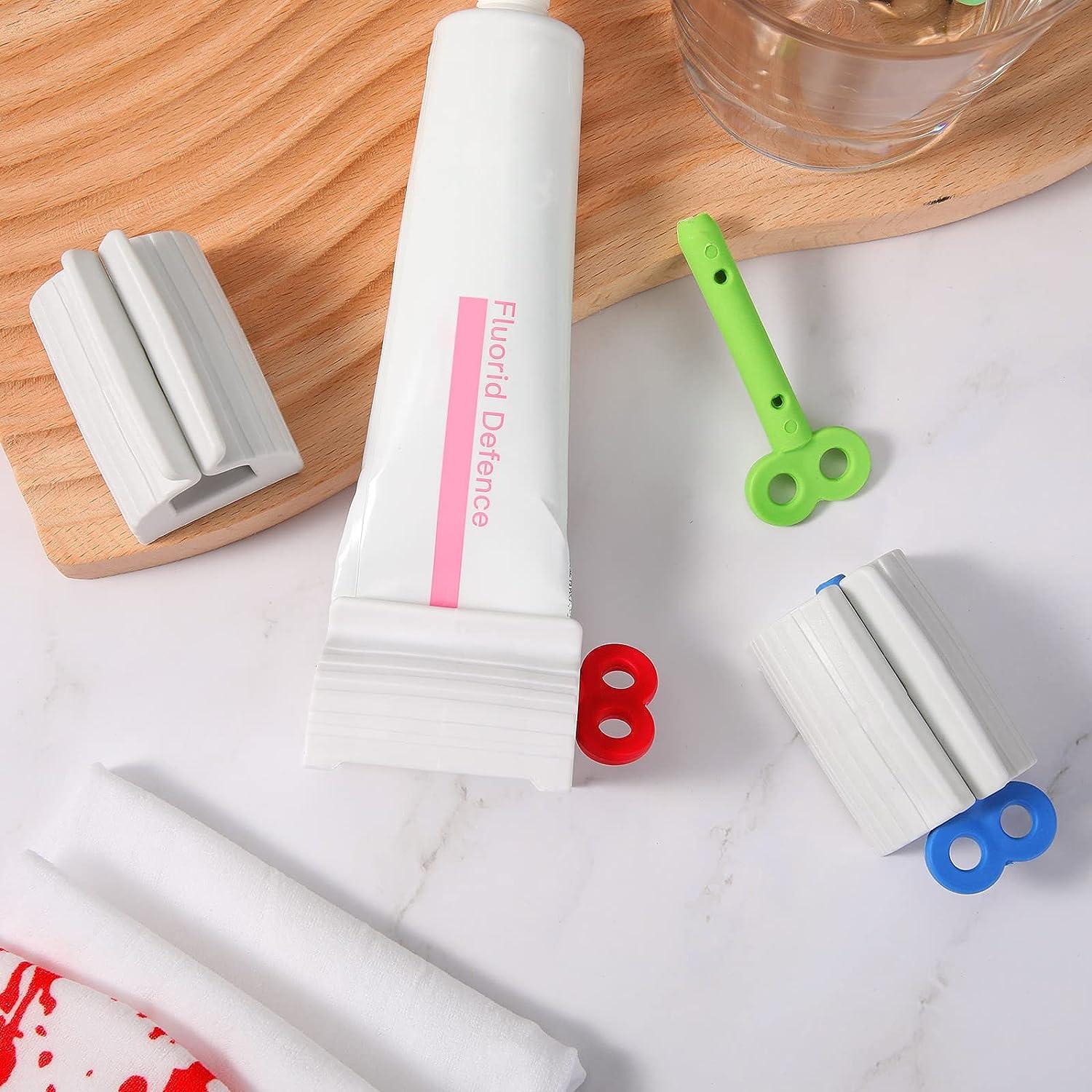 30 Pieces Rolling Tube Toothpaste Squeezer Toothpaste Seat Holder Stand