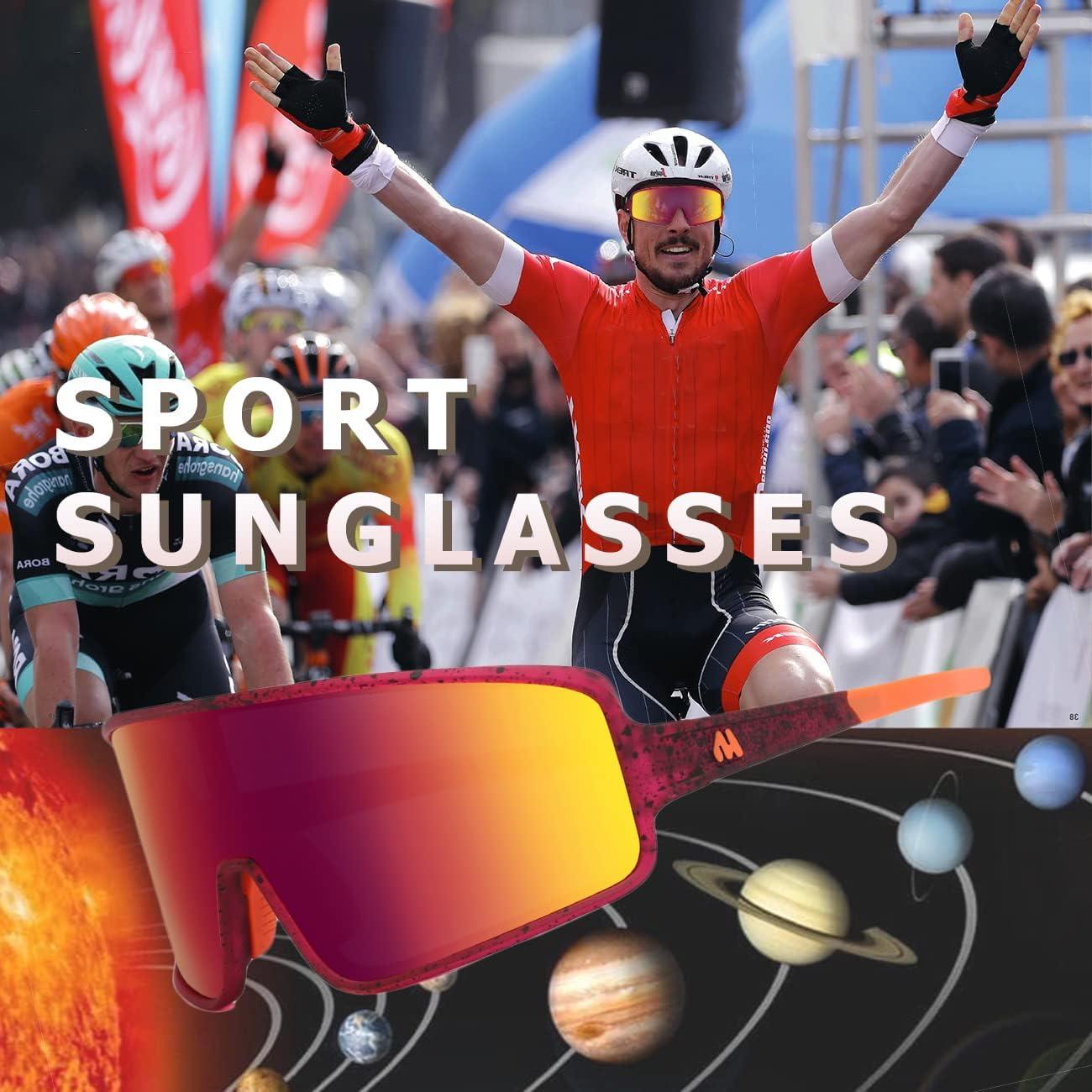 FAST STEP Sports Baseball Sunglasses, Polarized Mens Sunglasses