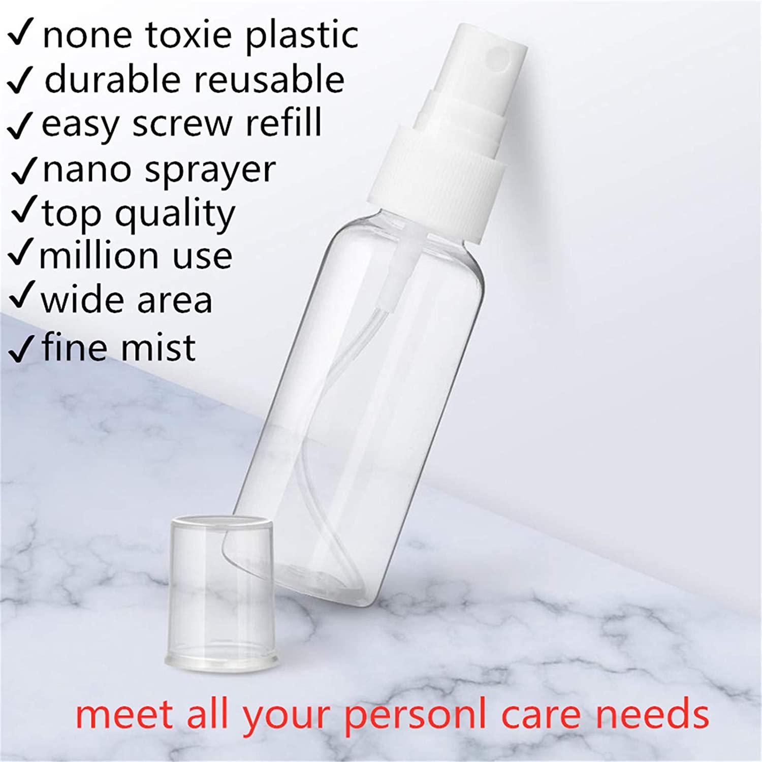 Buy Harrods Empty Spray Bottles 250ml, Clear Empty Mini Mister Spray Bottles  Refillable Container Pocket Size Sprayer Set Essential Oils Travel Cleaning  Solution Makeup Bottles (Pack Of 2) Online at Lowest Price