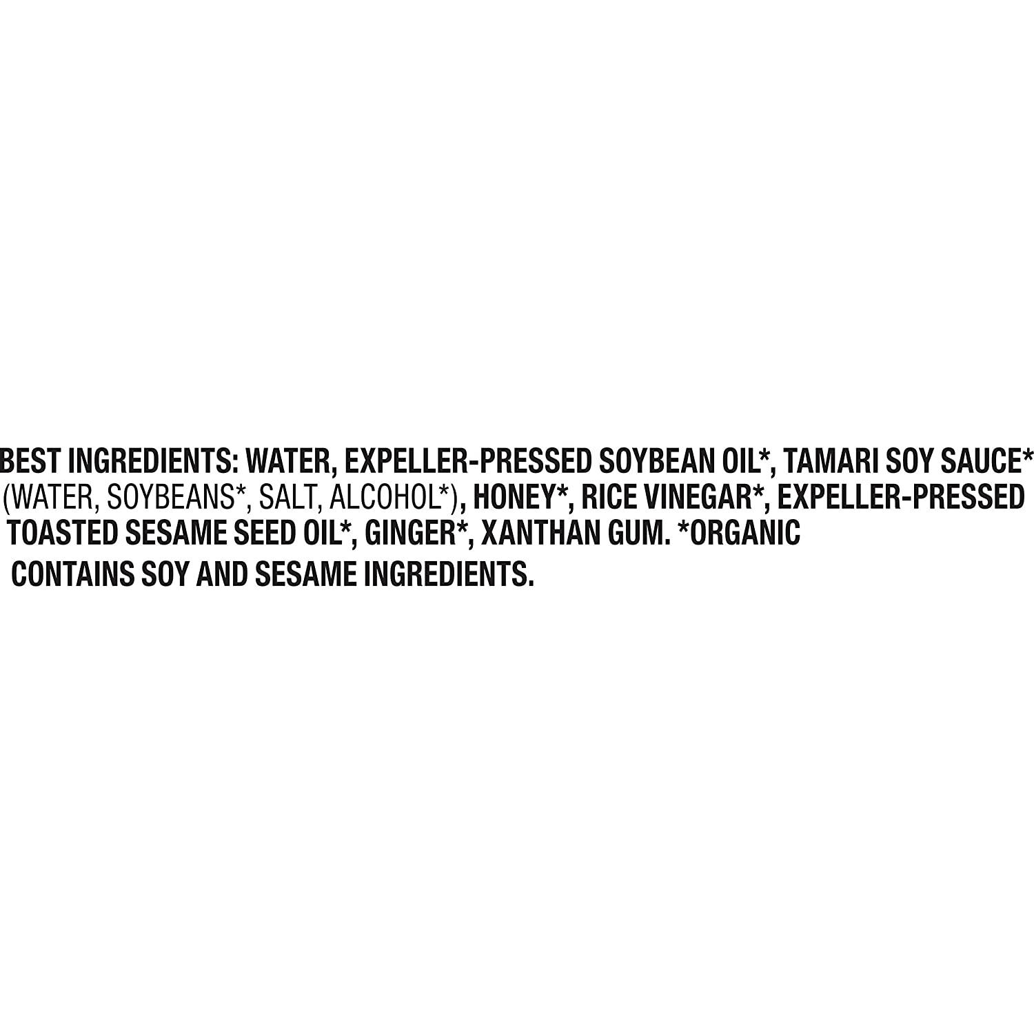 Annie's Sesame Ginger Vinaigrette Dressing, Certified Organic, NonGMO