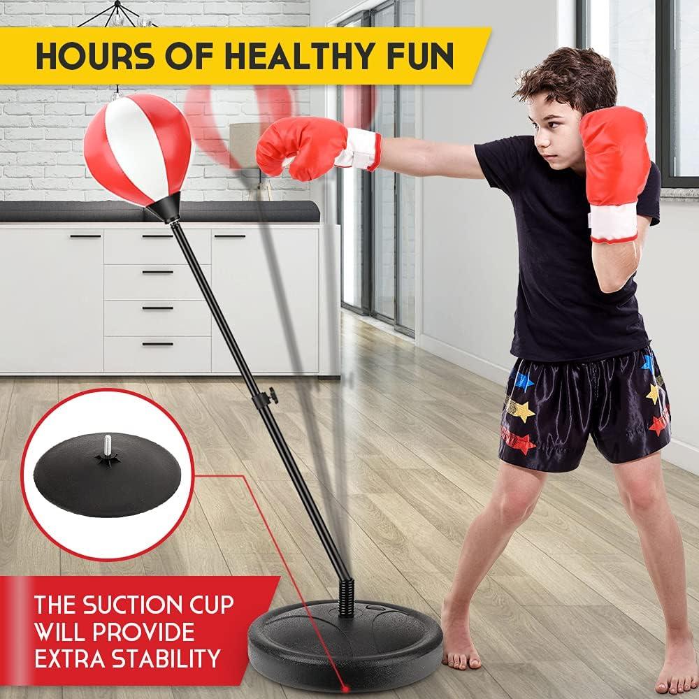 Officygnet Punching Bag for Ages 5, 6, 7, 8, 9, 10, 12 Years Old
