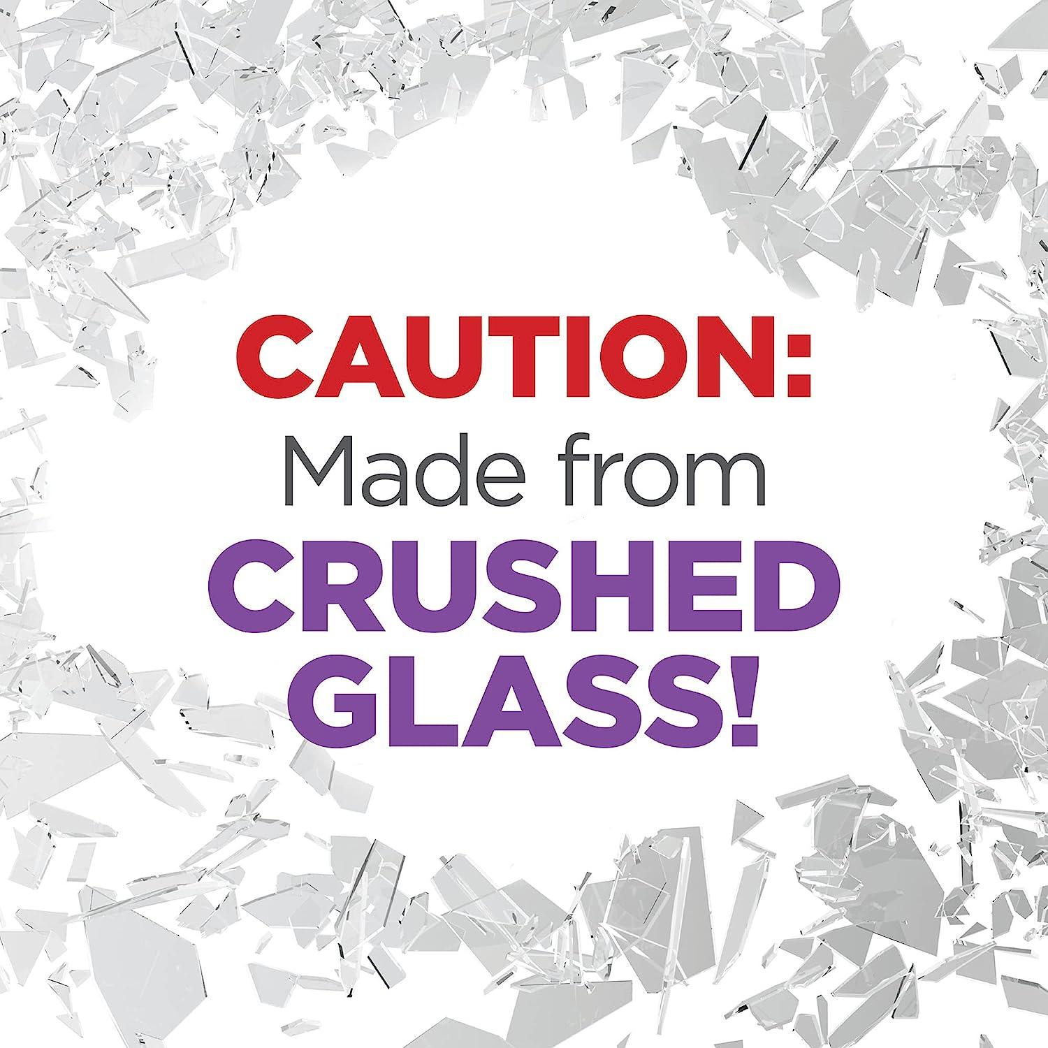 FloraCraft Diamond Dust Glitter - 14-ounce - Clear Glass