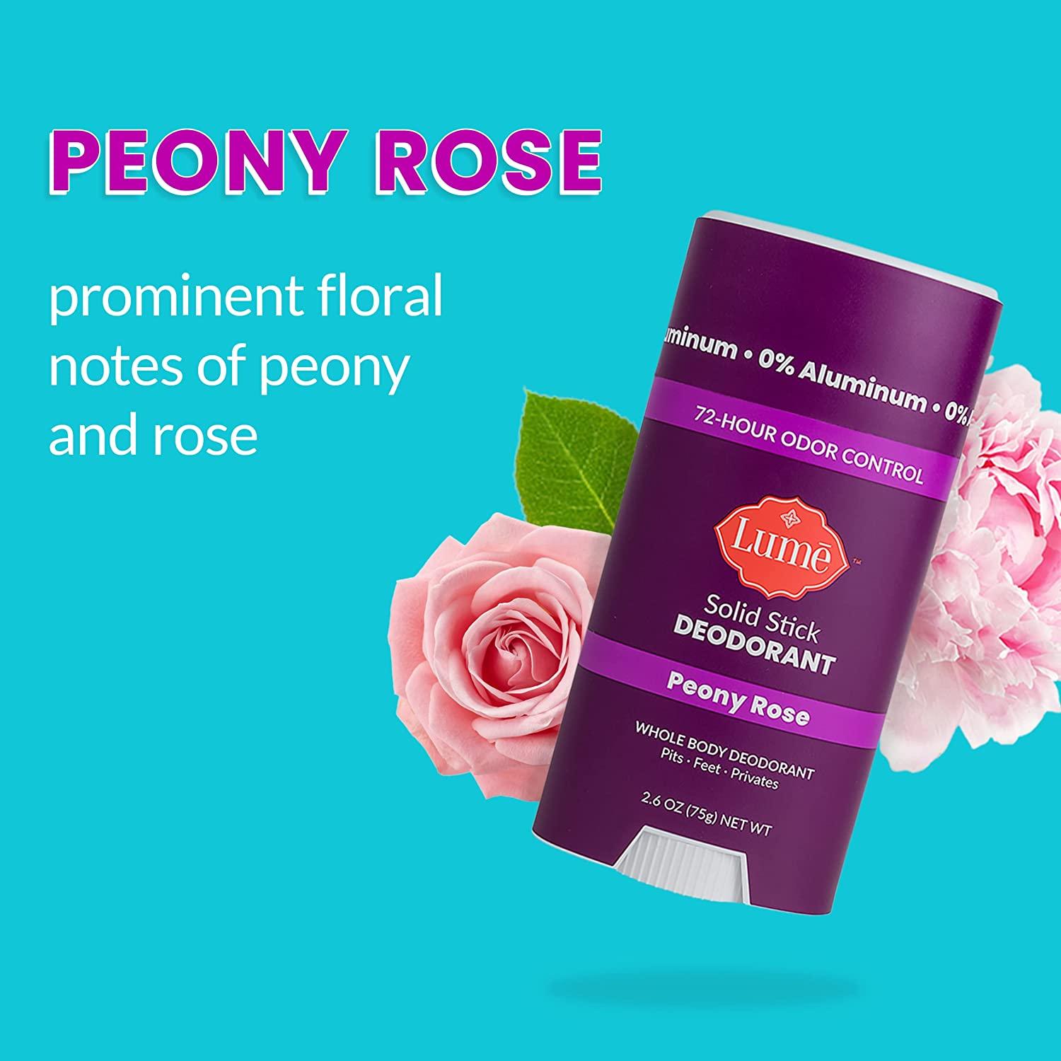 Lume Natural Solid Deodorant Stick Whole Body Deodorant Aluminum