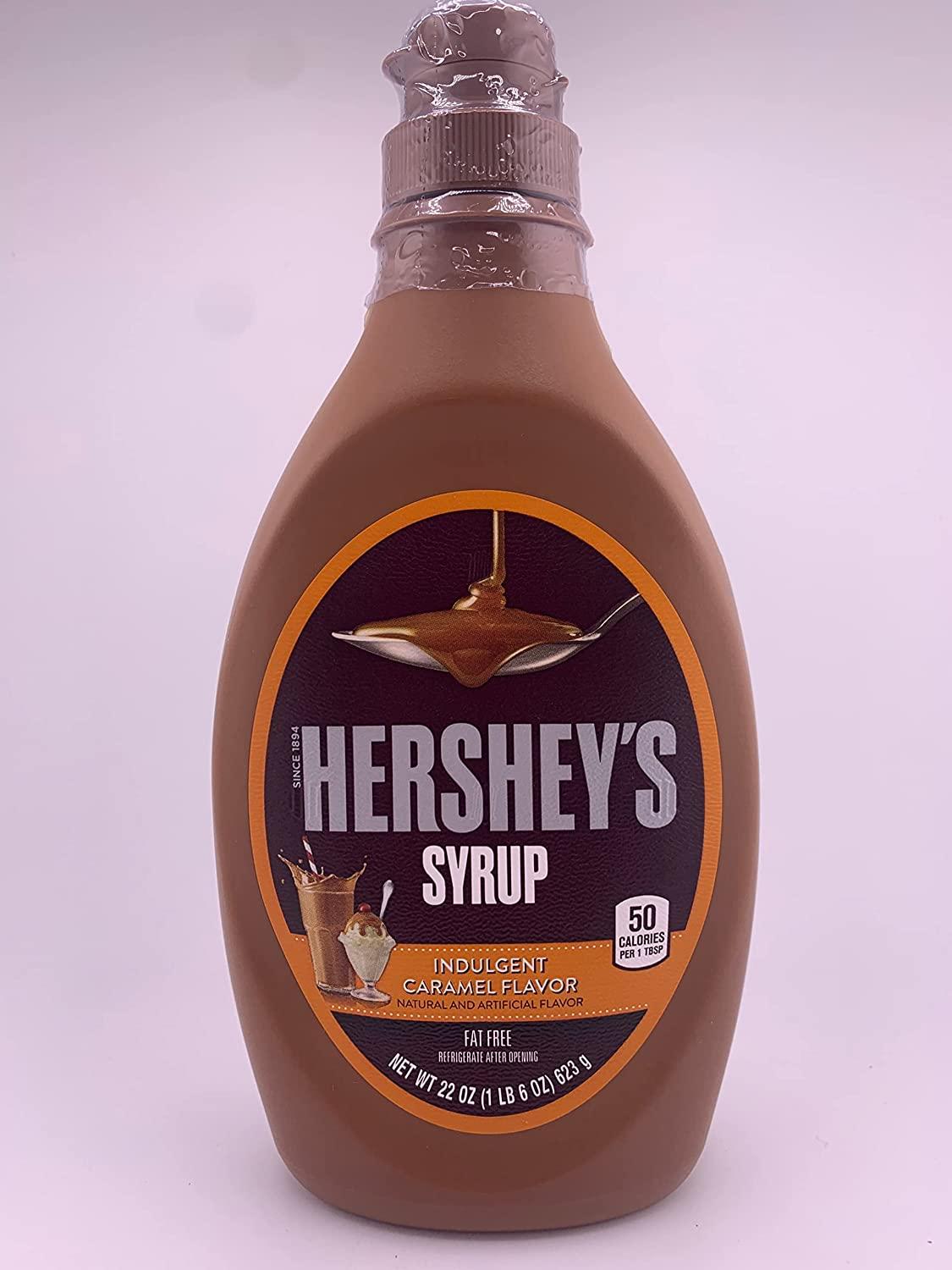 Hershey Syrup Variety Pack Chocolate, Strawberry, Caramel 3 x 22