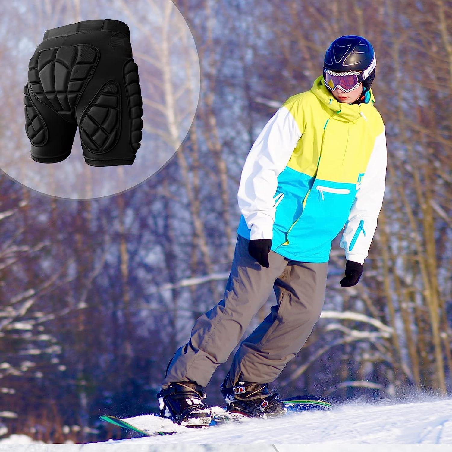 Men Protective Shorts Snowboard Ski Skate Hip Padded Impact Protector Gear  Pants