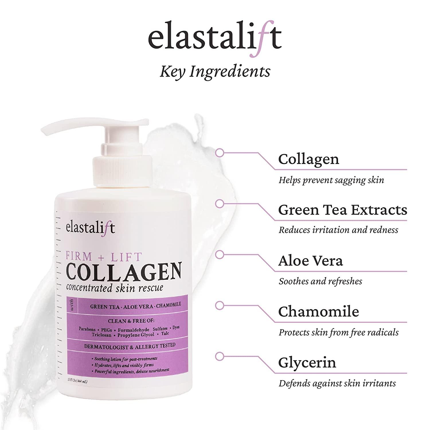 Elastalift Collagen Body Cream Moisturizing Lotion For Lifting, Firming