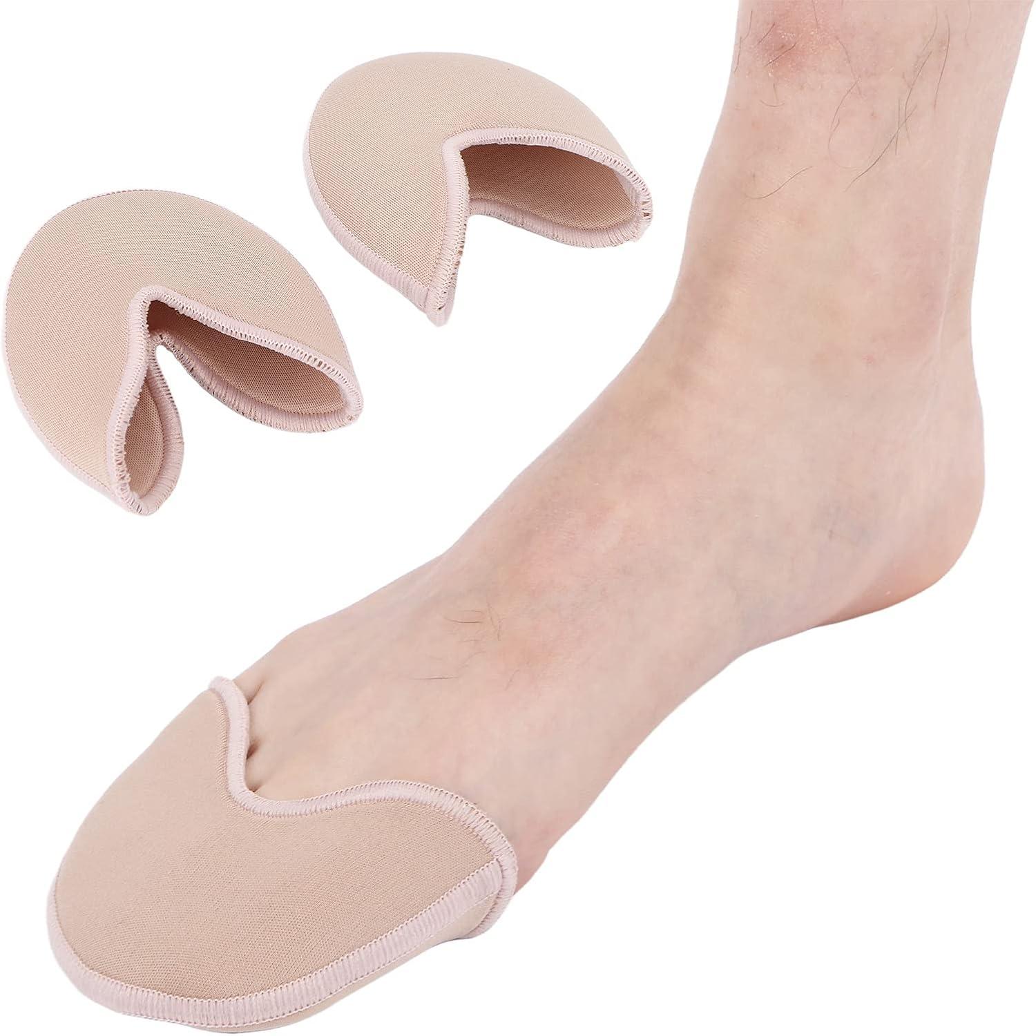 Toe Protection Pads for Ballet Shoes Elastic Forefoot Wraps for