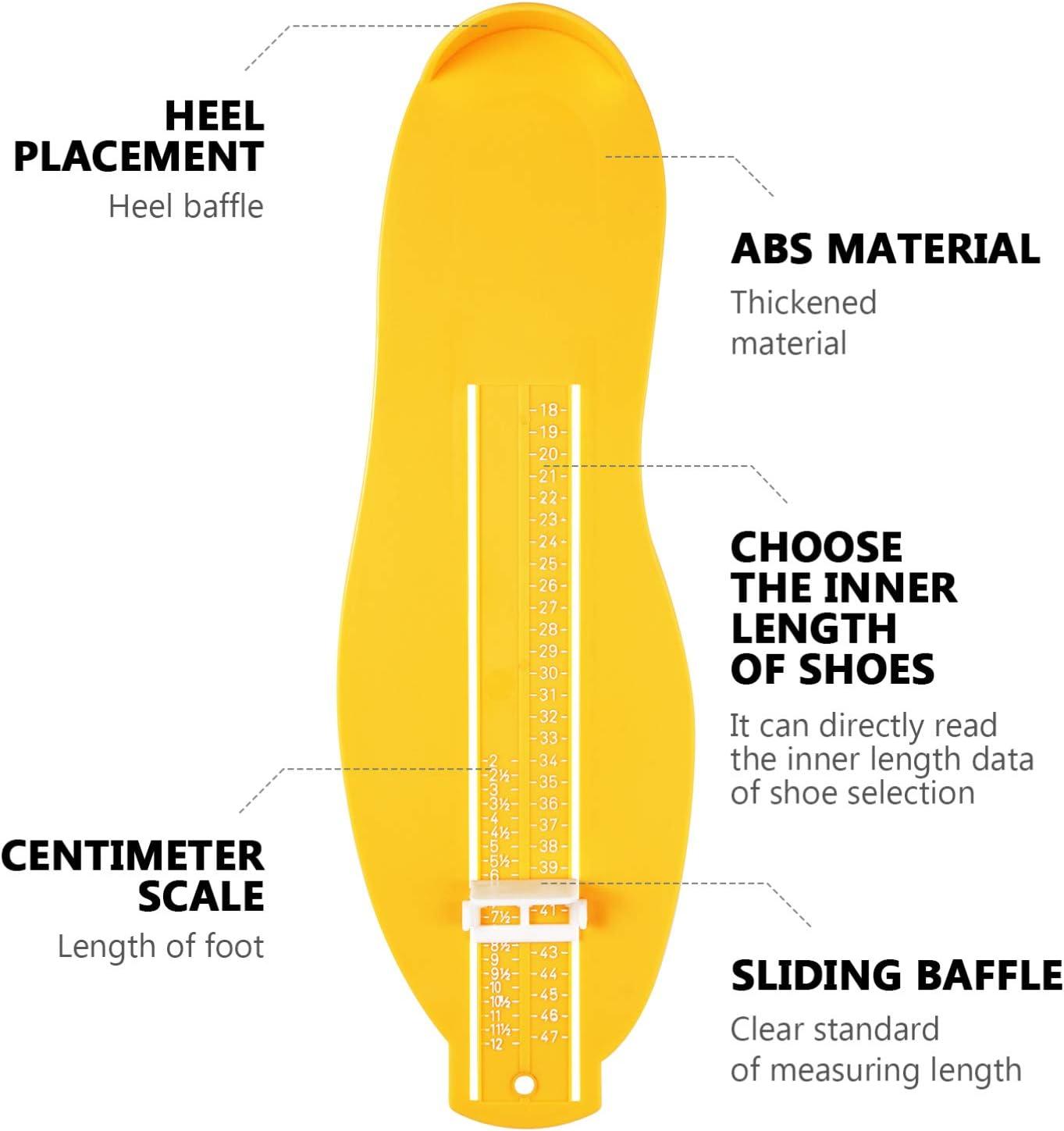 Healifty Shoe Sizer Measuring Devices Foot Measurement Device Shoe Size