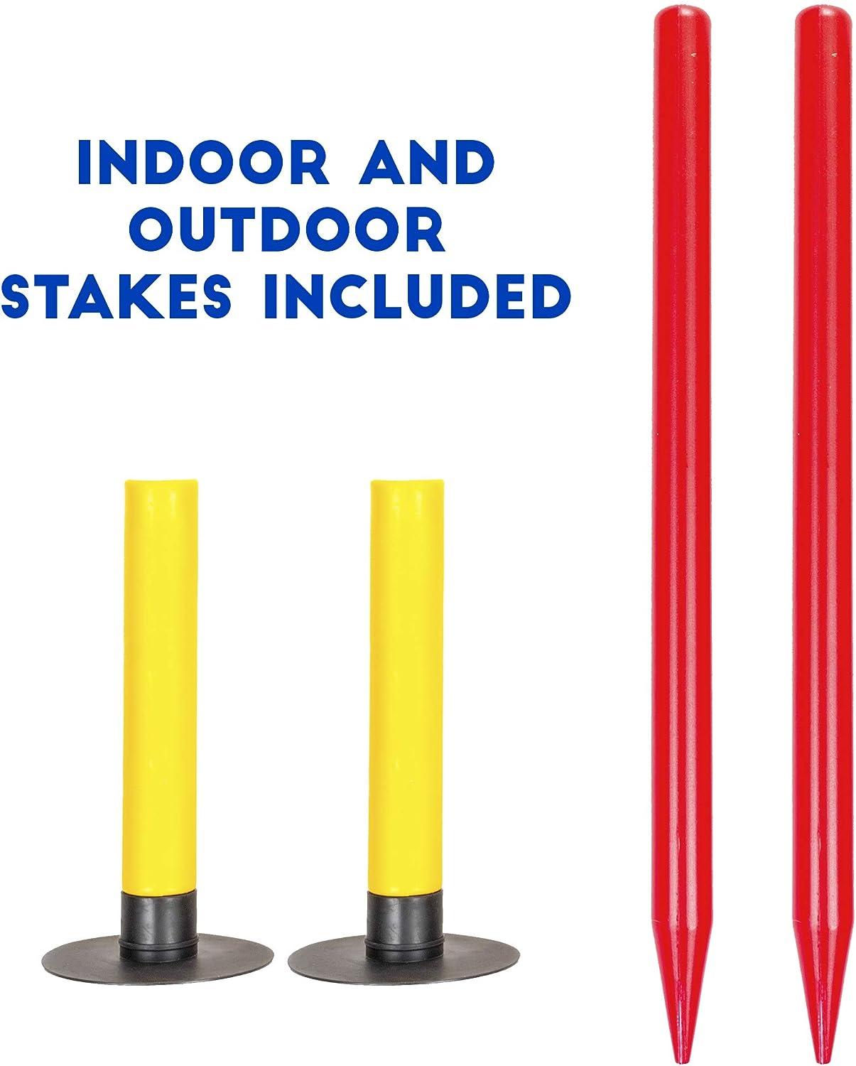 Crown Sporting Goods Deluxe Indoor and Outdoor Horseshoe Game Set