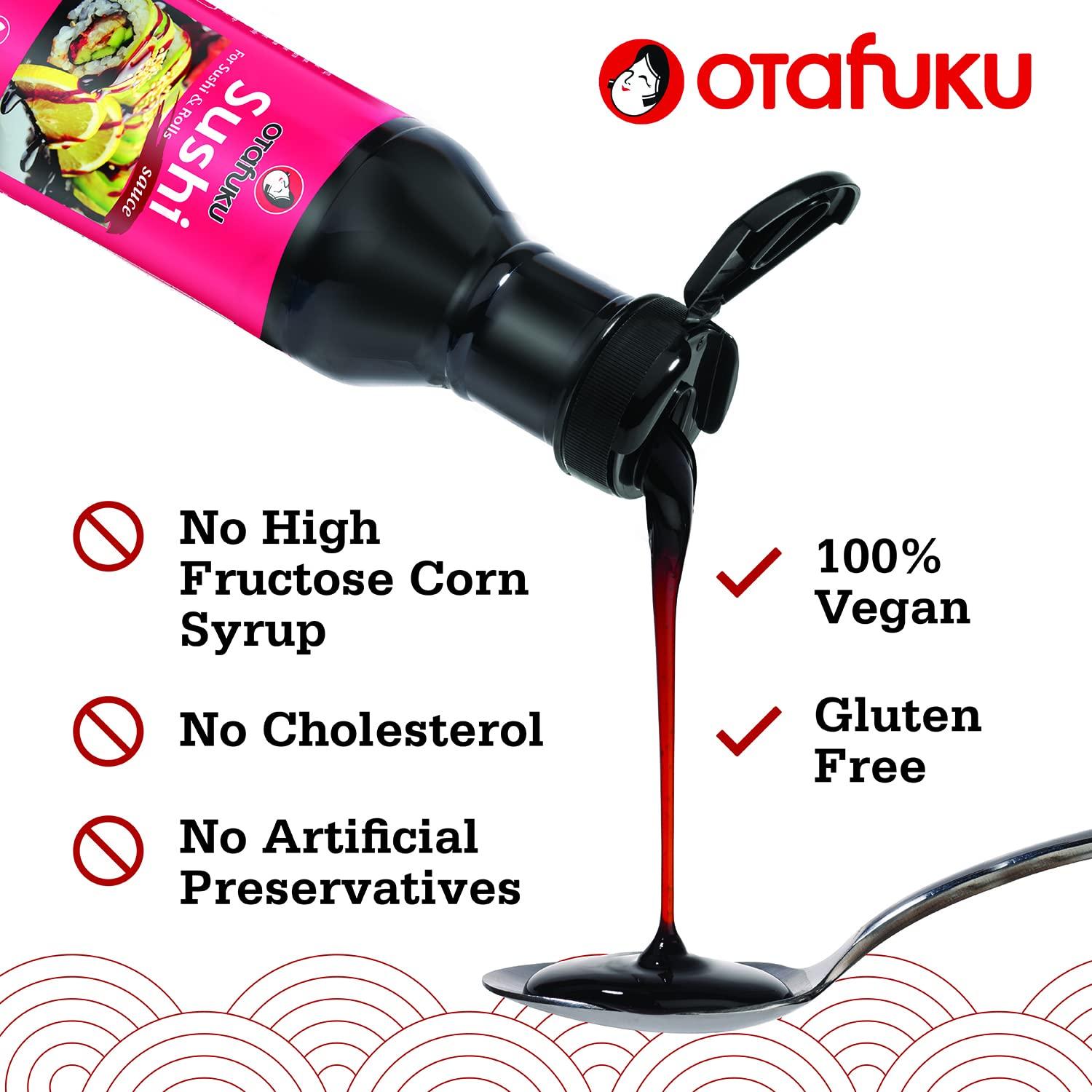 Otafuku Sushi Eel Sauce 15 Oz - Japanese Unagi Sauce, Gluten-Free for