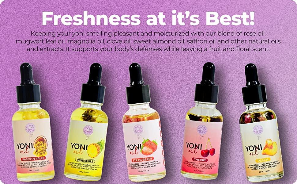 Magic V Yoni Oil Organic Feminine Oil Vaginal Moisturizer (Pineapple ...