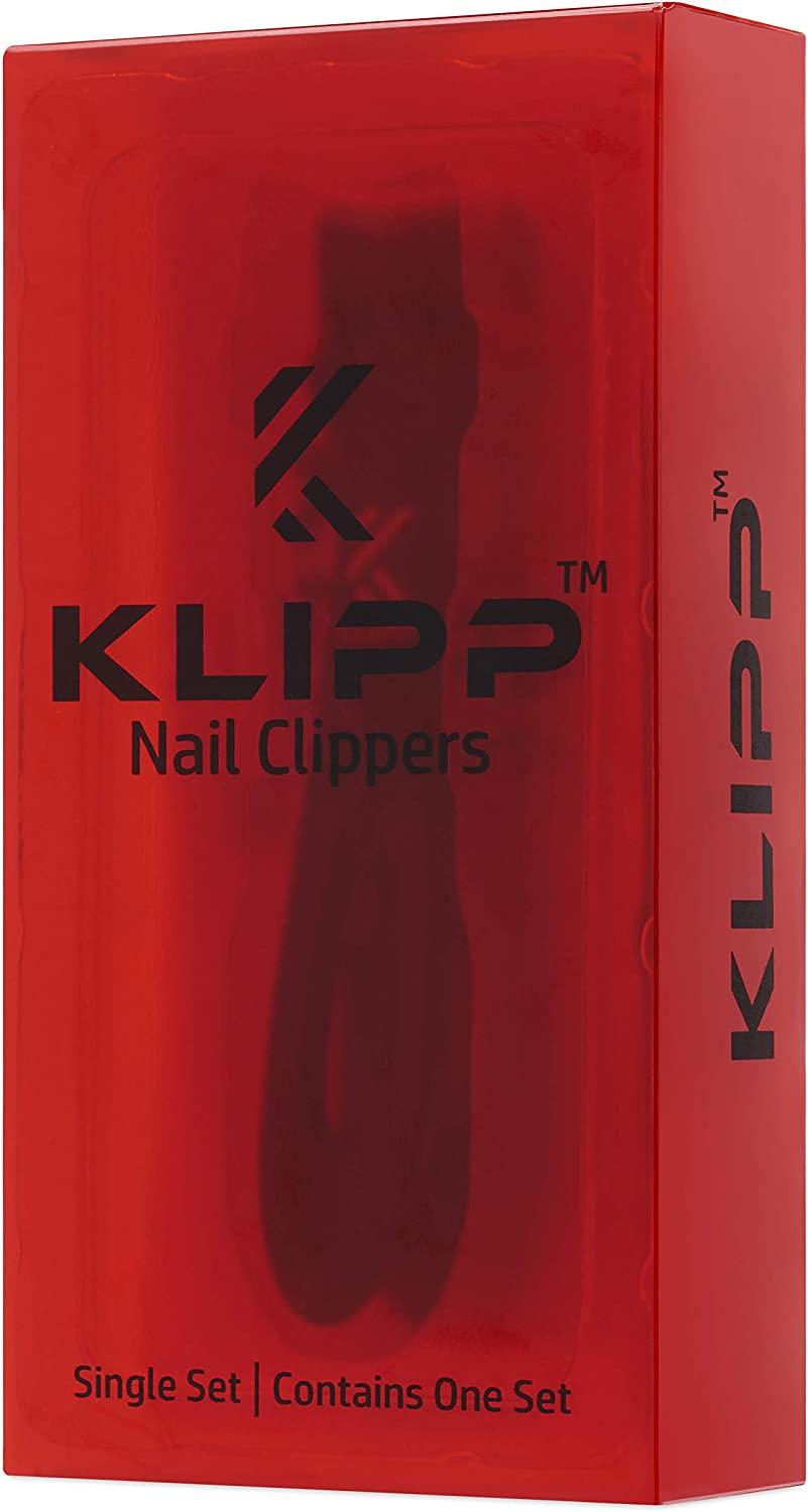 KLIPP 15mm Wide Jaw Nail Clippers for Thick Nails StainlessSteel